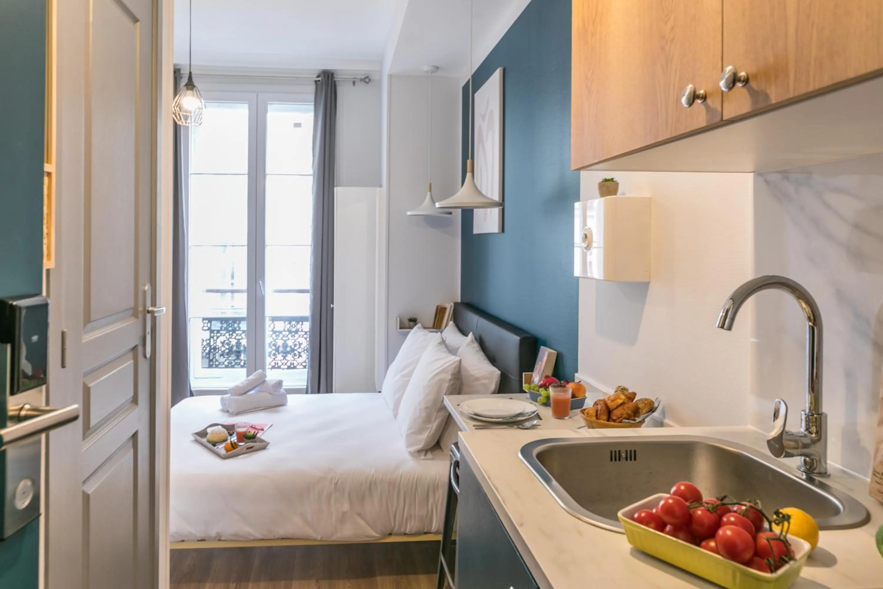 Kitchen or kitchenette, Bed in WS Louvre - Richelieu