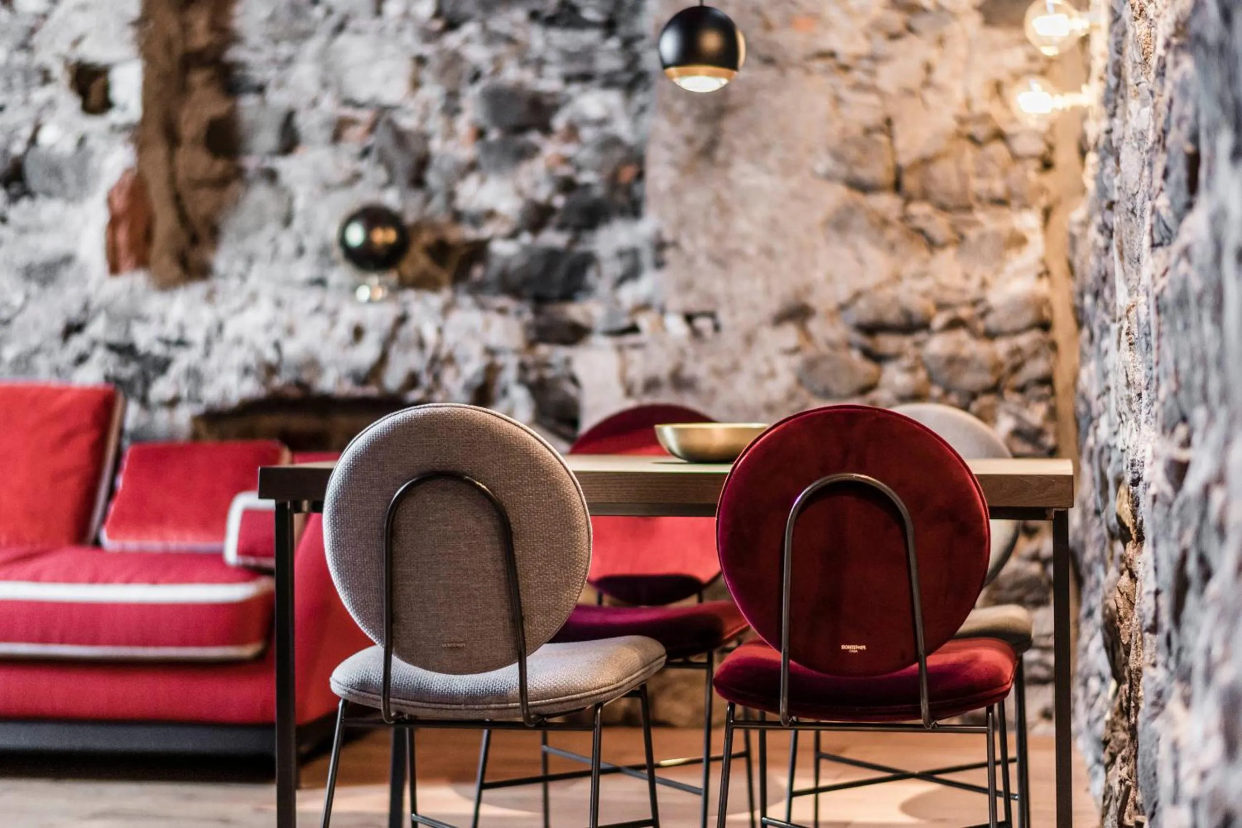 Living room in Flurin Suites