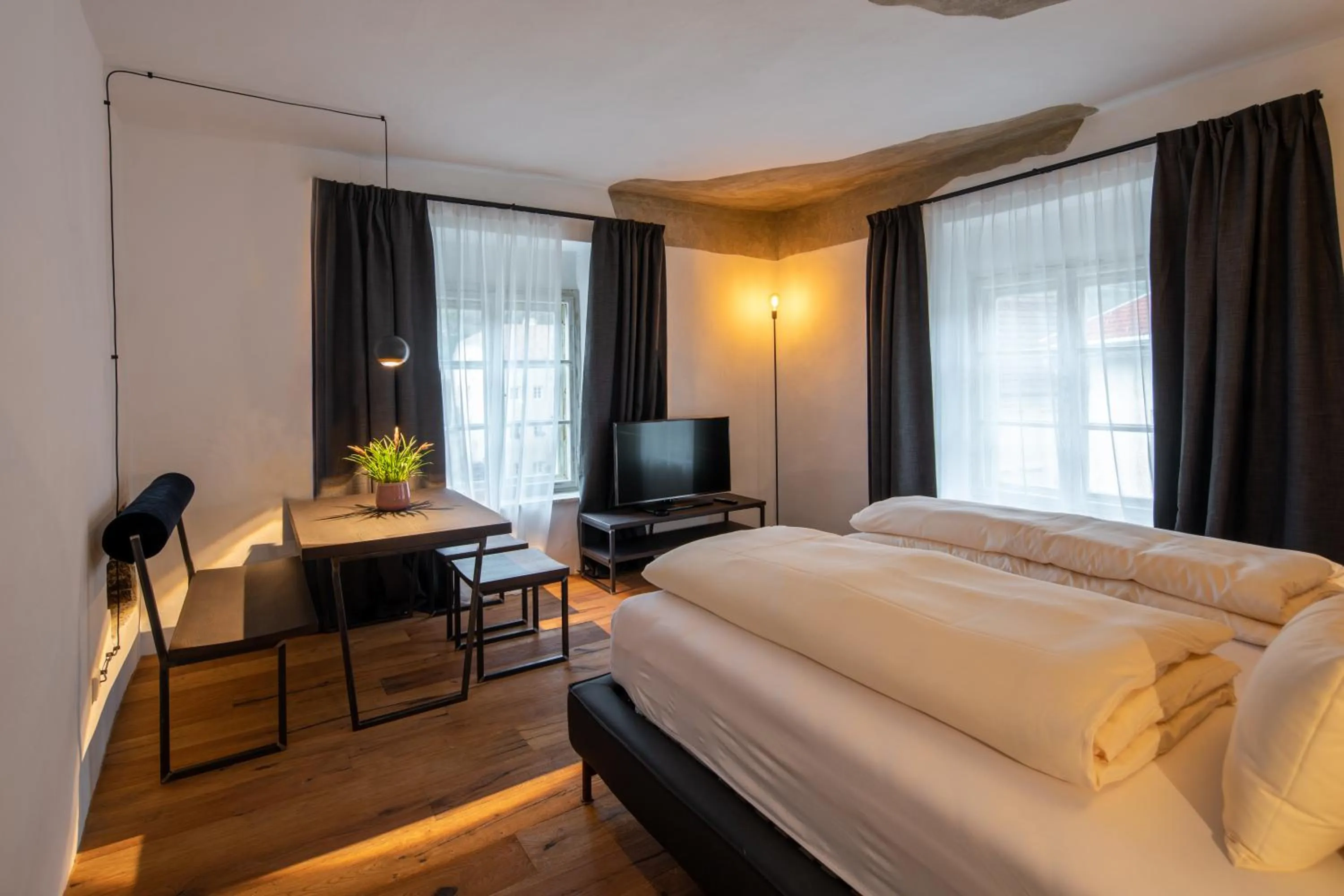 Bed in Flurin Suites