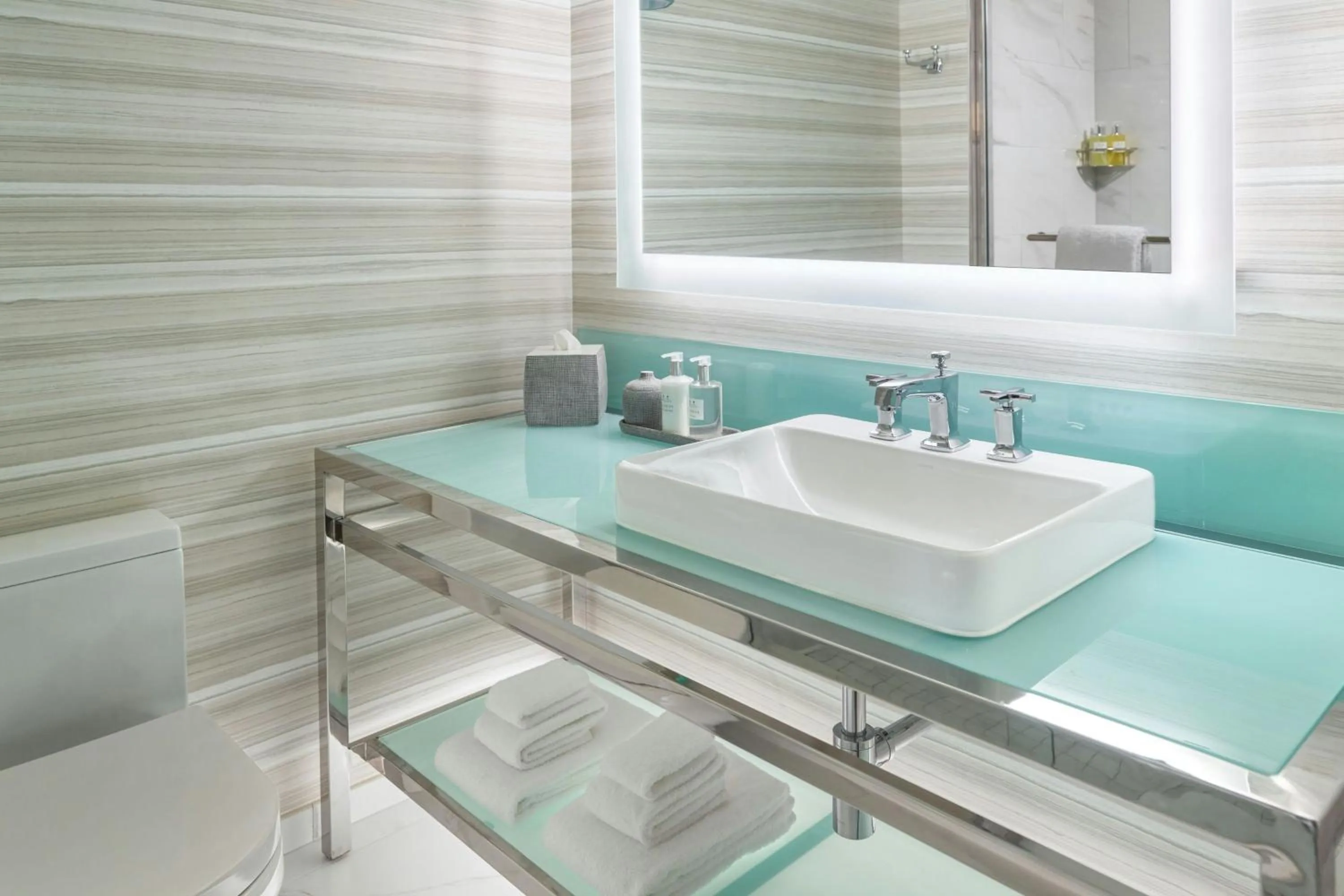 Bathroom in The Burgess Hotel, Atlanta, a Tribute Portfolio Hotel