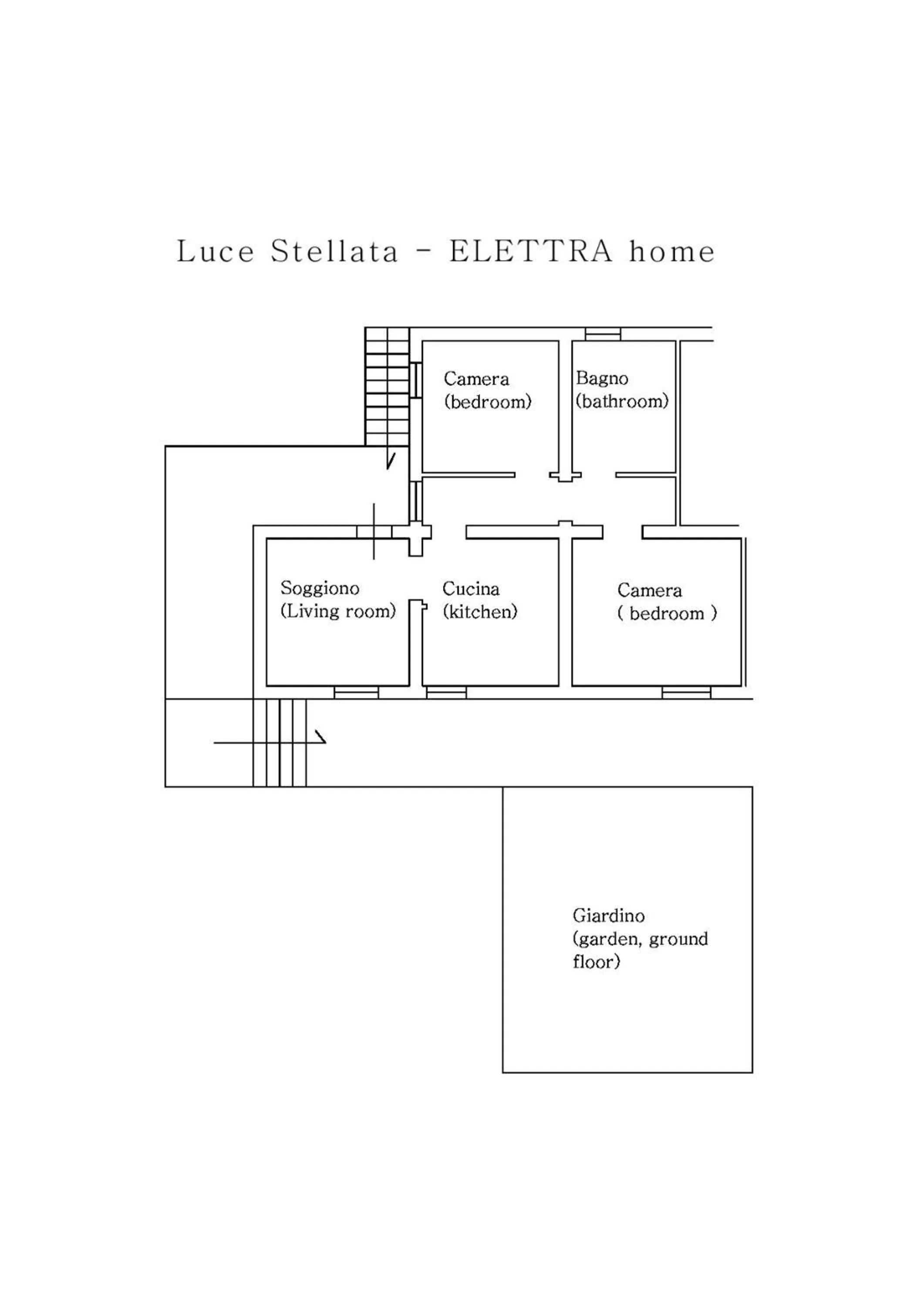 Floor plan in Luce Stellata