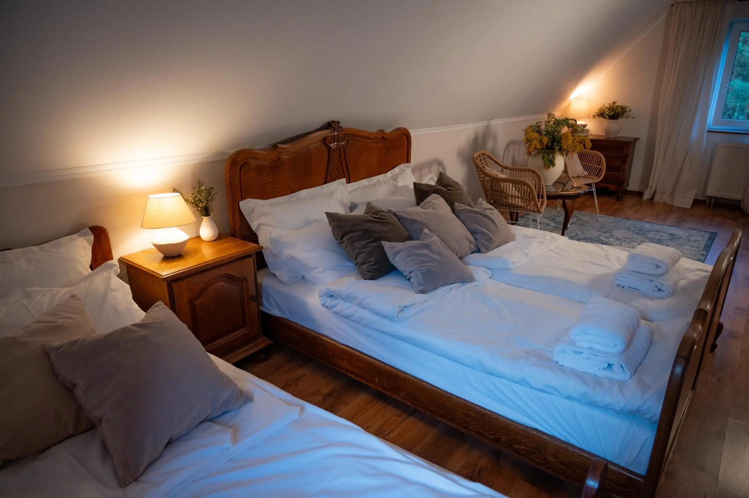 Bed in Pensjonat Zakątek