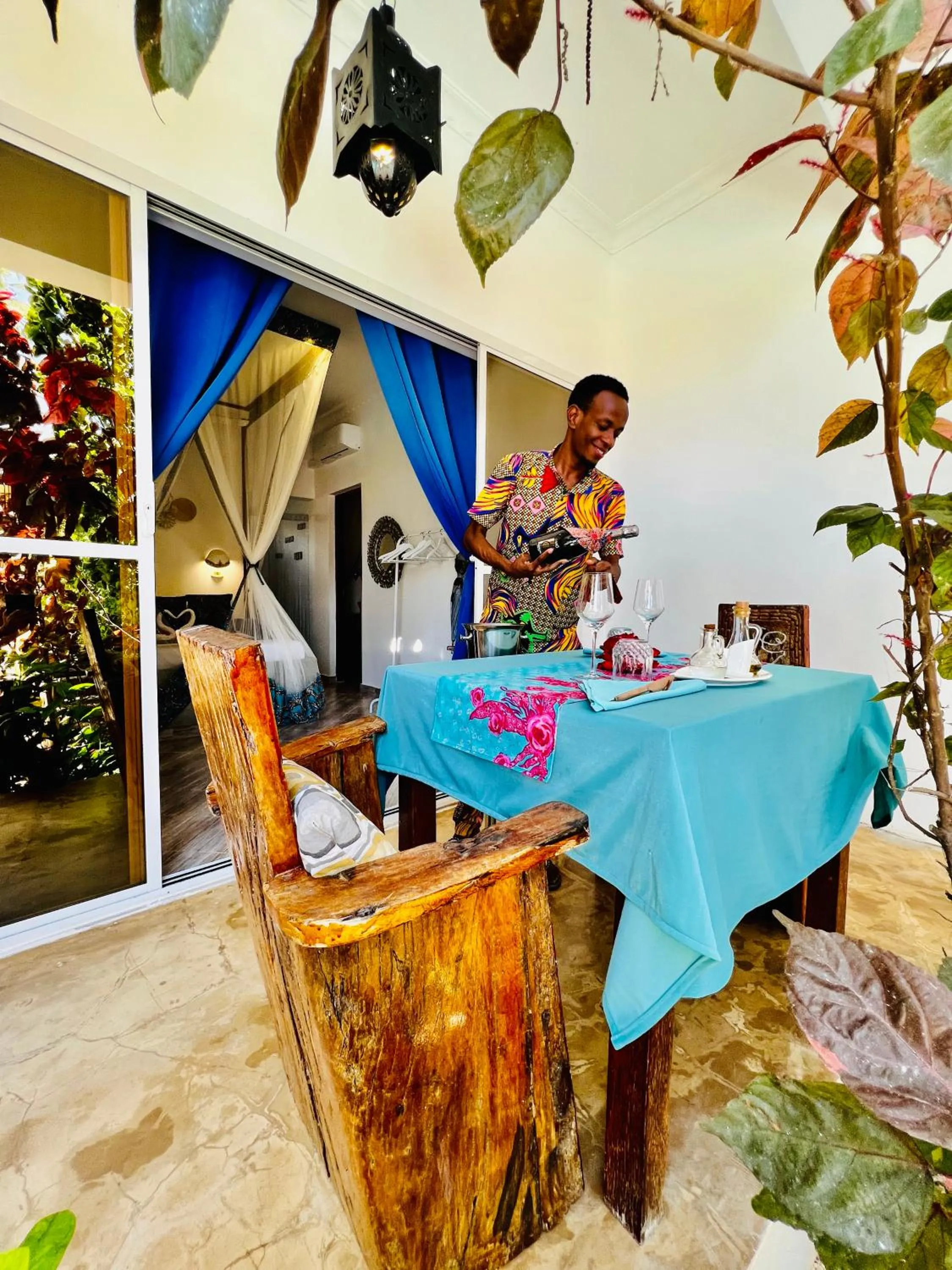 Patio in Gadea Boutique Hotel& Gadea Garden Italian Restaurant