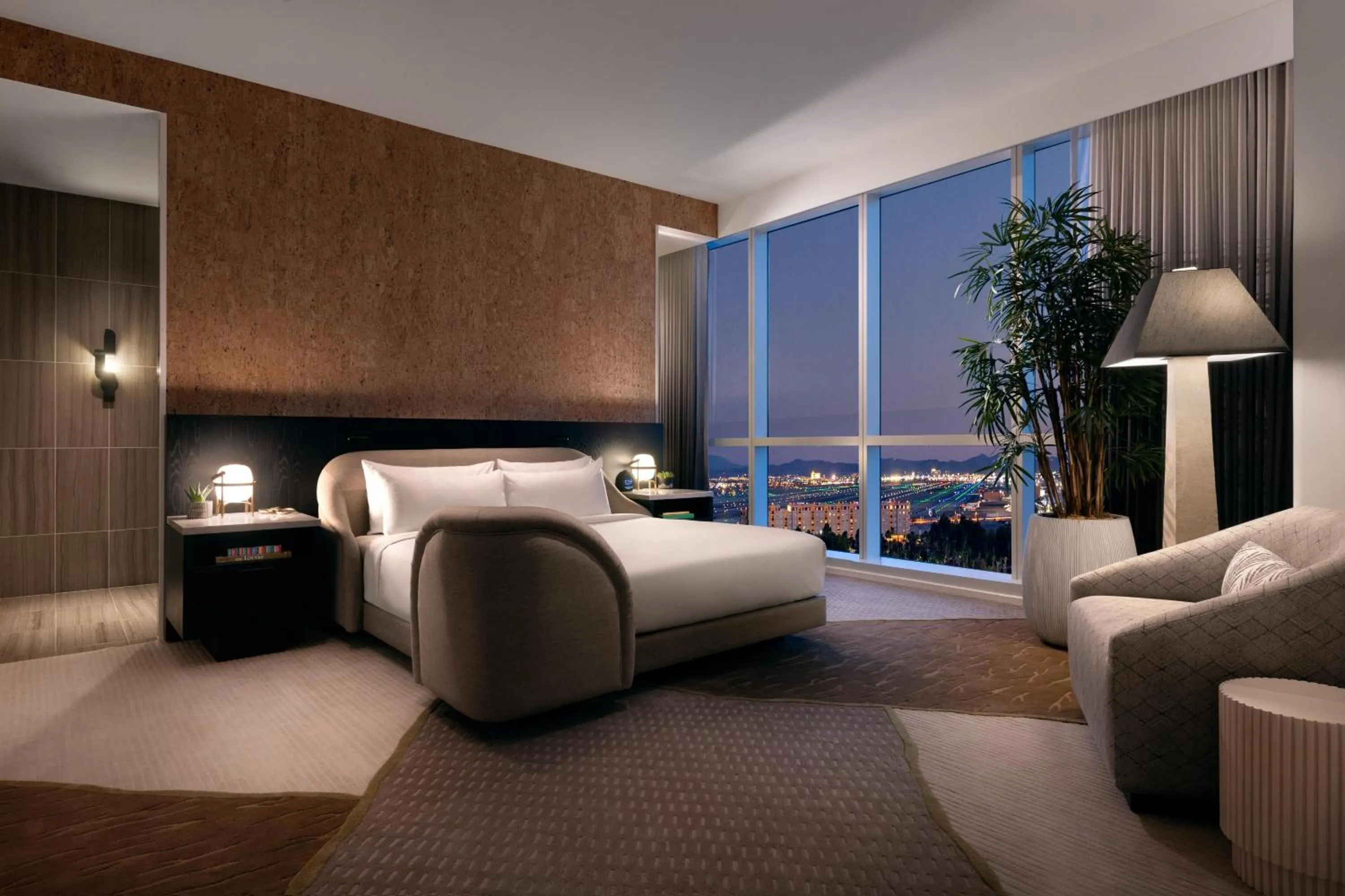 Bed in Virgin Hotels Las Vegas, Curio Collection by Hilton