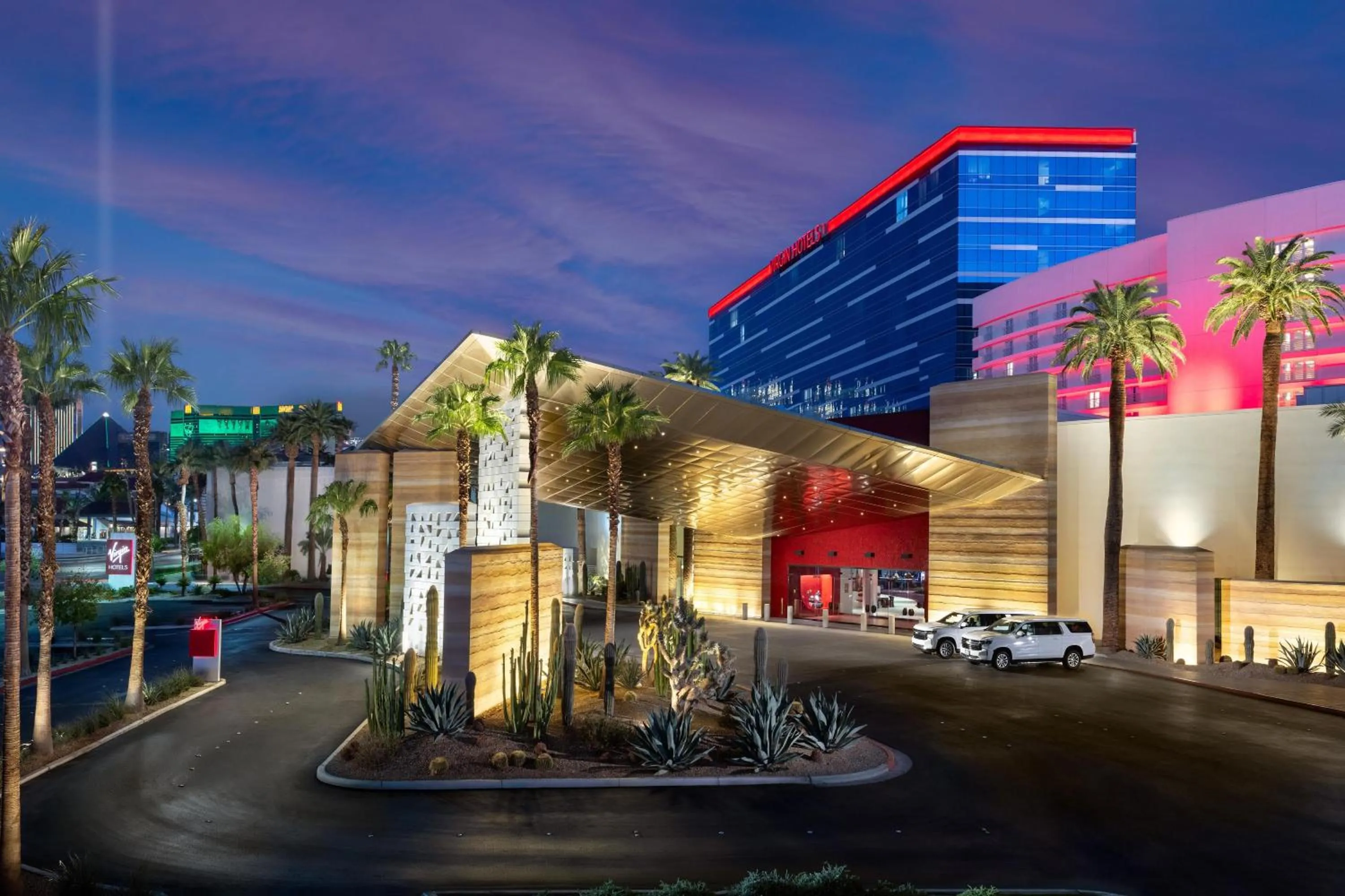 Property building in Virgin Hotels Las Vegas, Curio Collection by Hilton