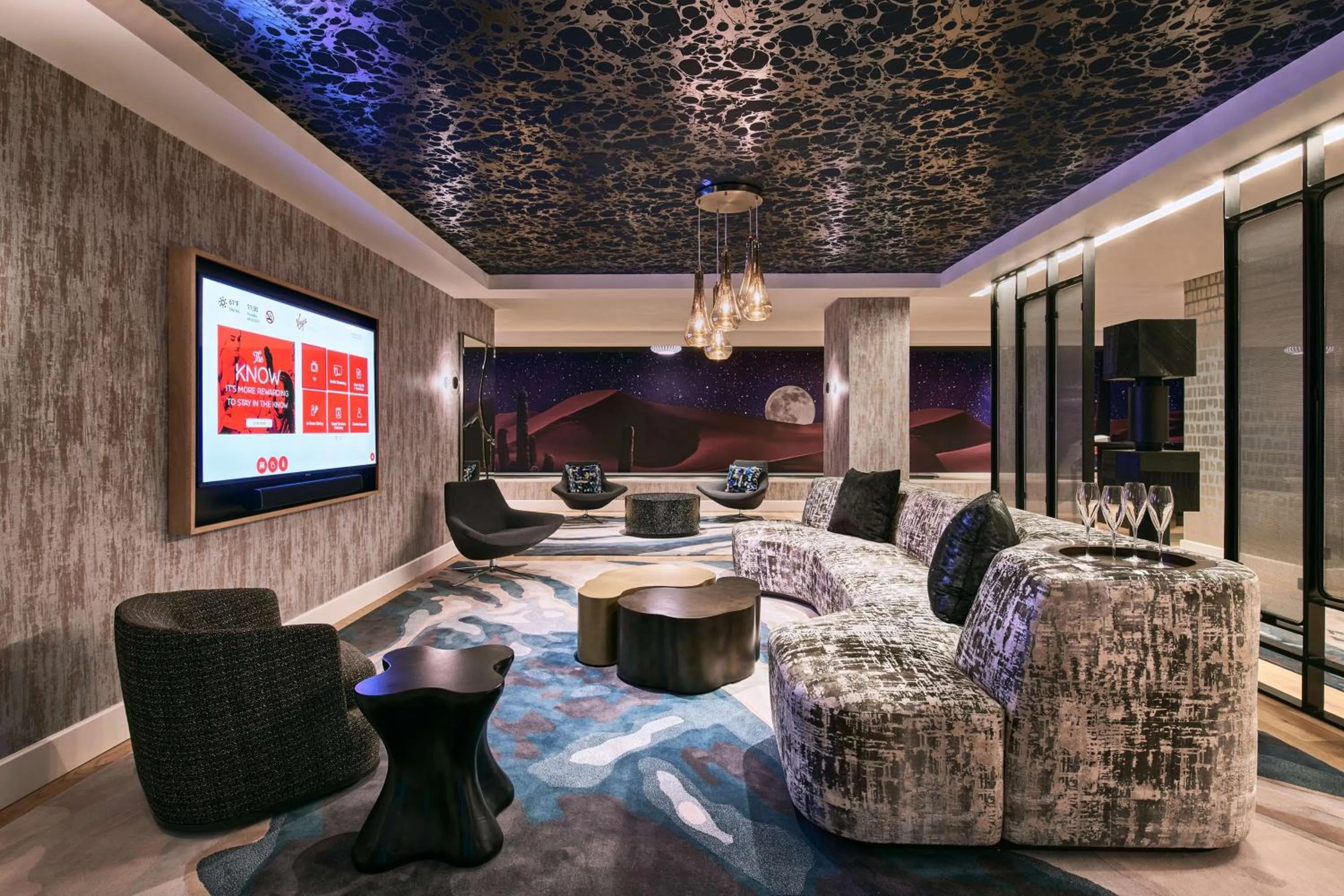 Lobby or reception in Virgin Hotels Las Vegas, Curio Collection by Hilton