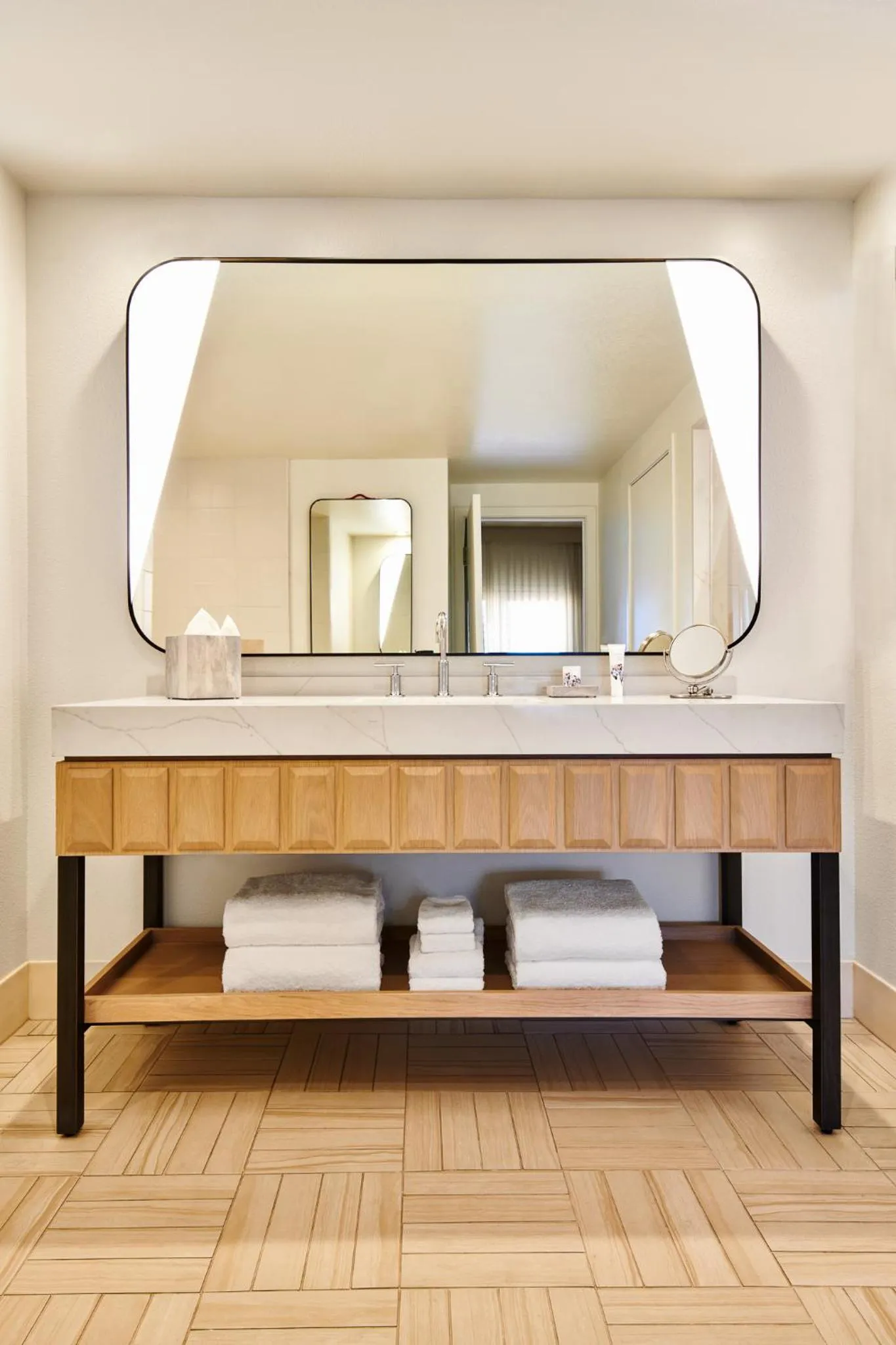 Bathroom in Virgin Hotels Las Vegas, Curio Collection by Hilton