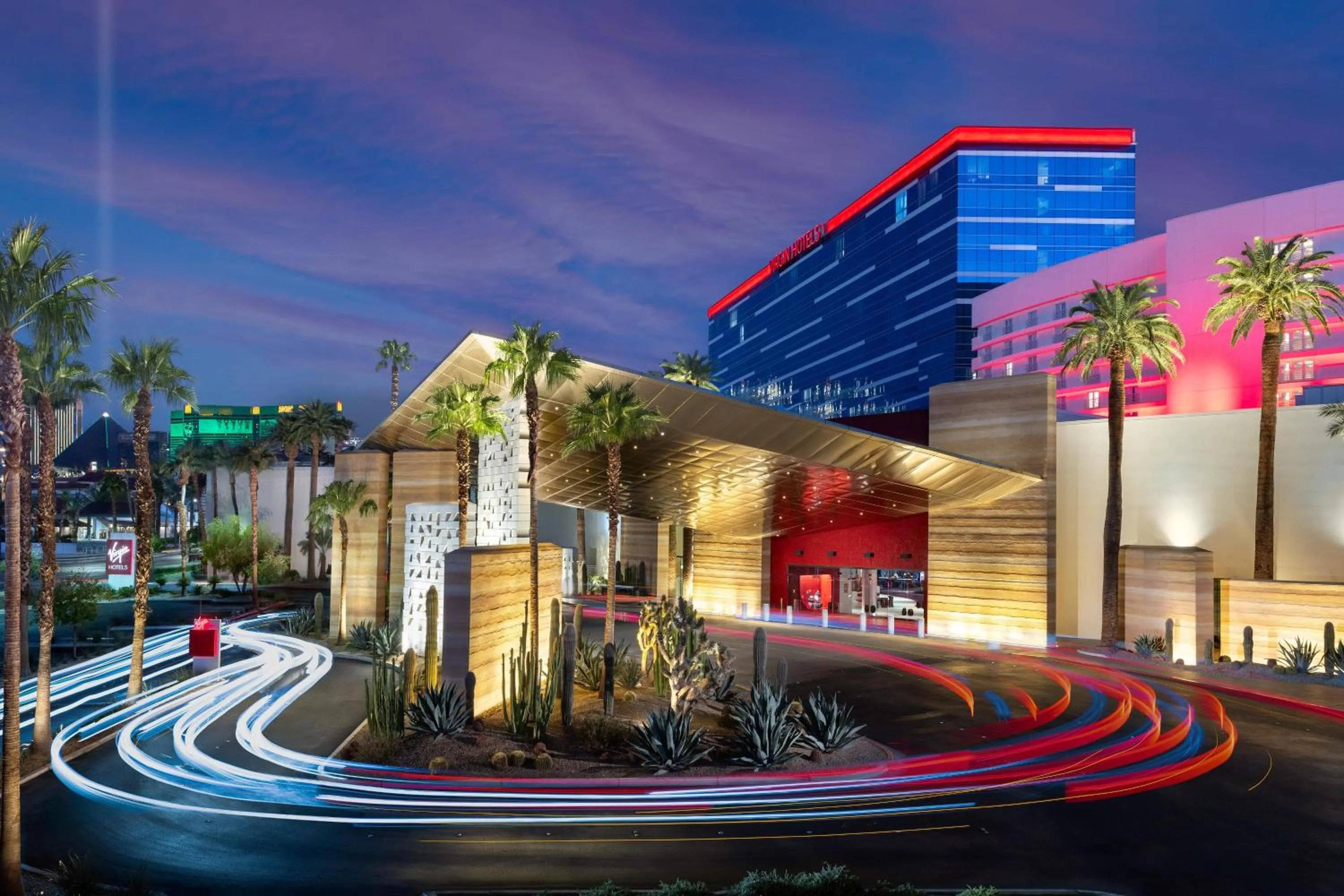 Property building in Virgin Hotels Las Vegas, Curio Collection by Hilton