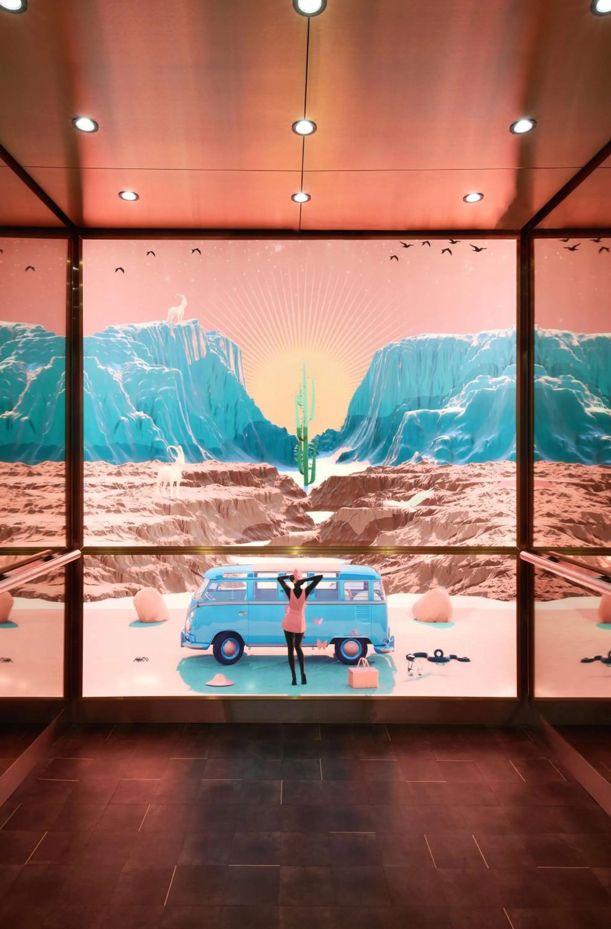 Property building in Virgin Hotels Las Vegas, Curio Collection by Hilton