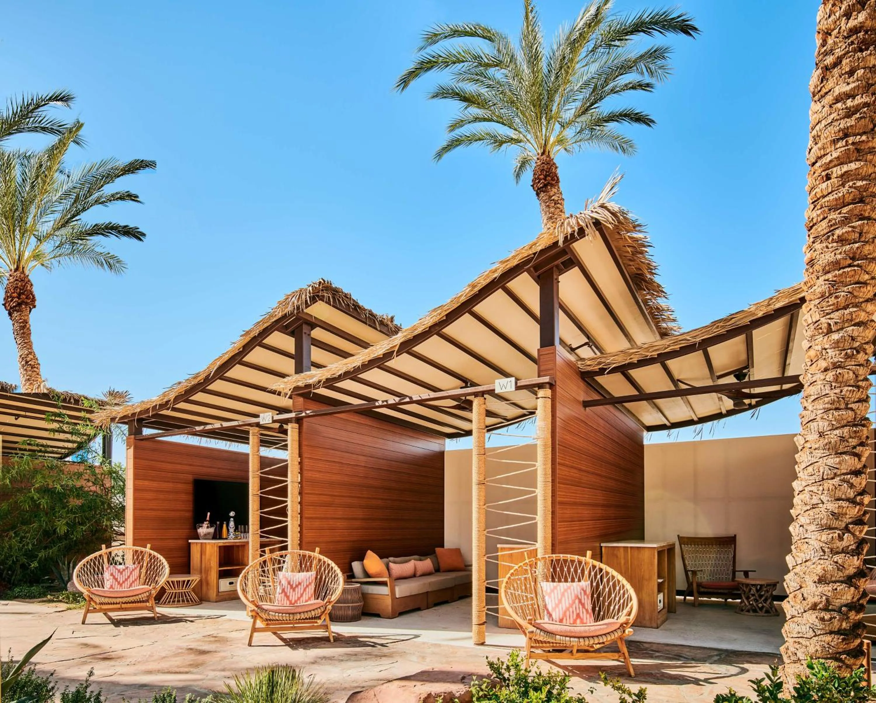 Patio in Virgin Hotels Las Vegas, Curio Collection by Hilton