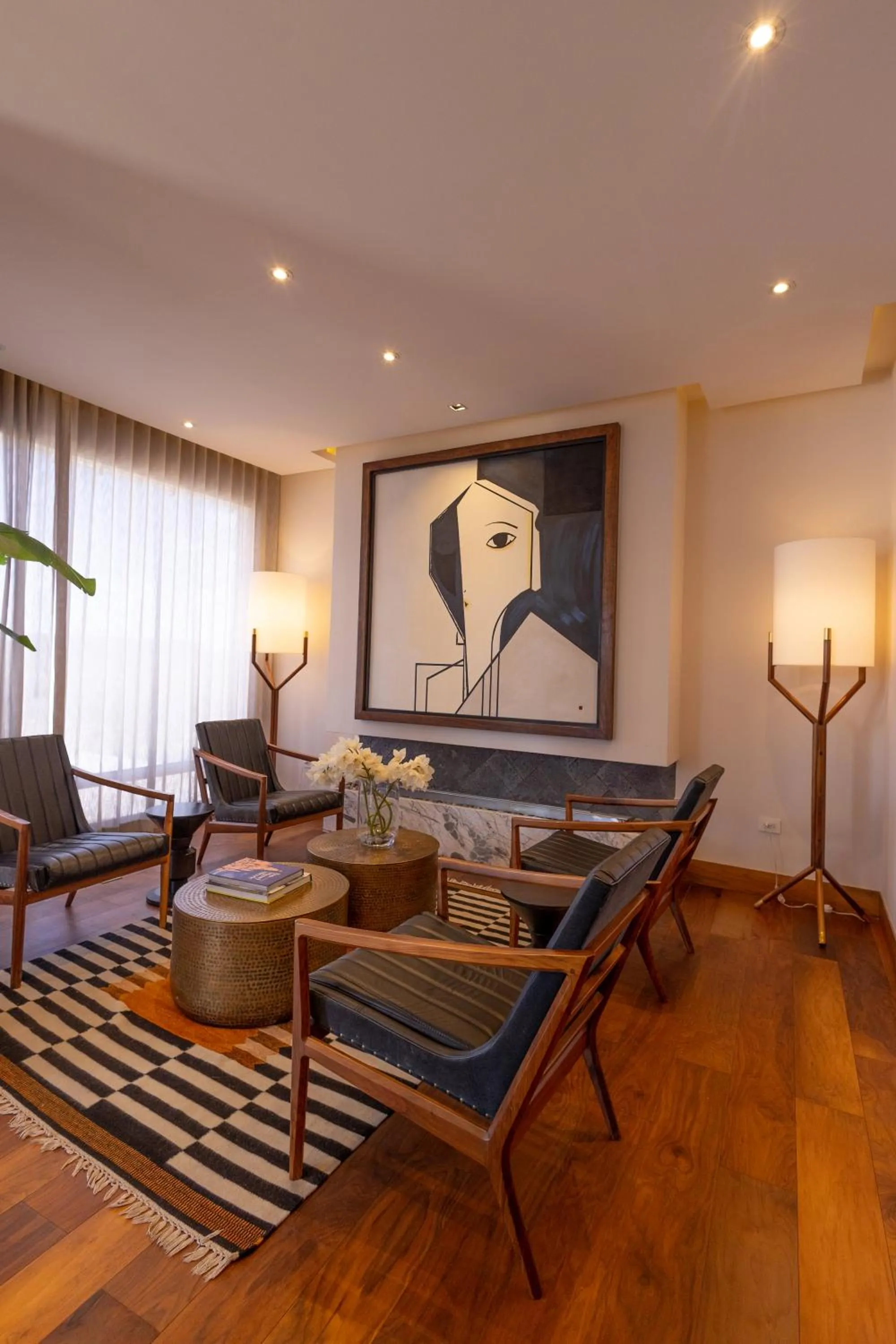 Living room in Casa Raíces Hotel Luxury & Viñedo