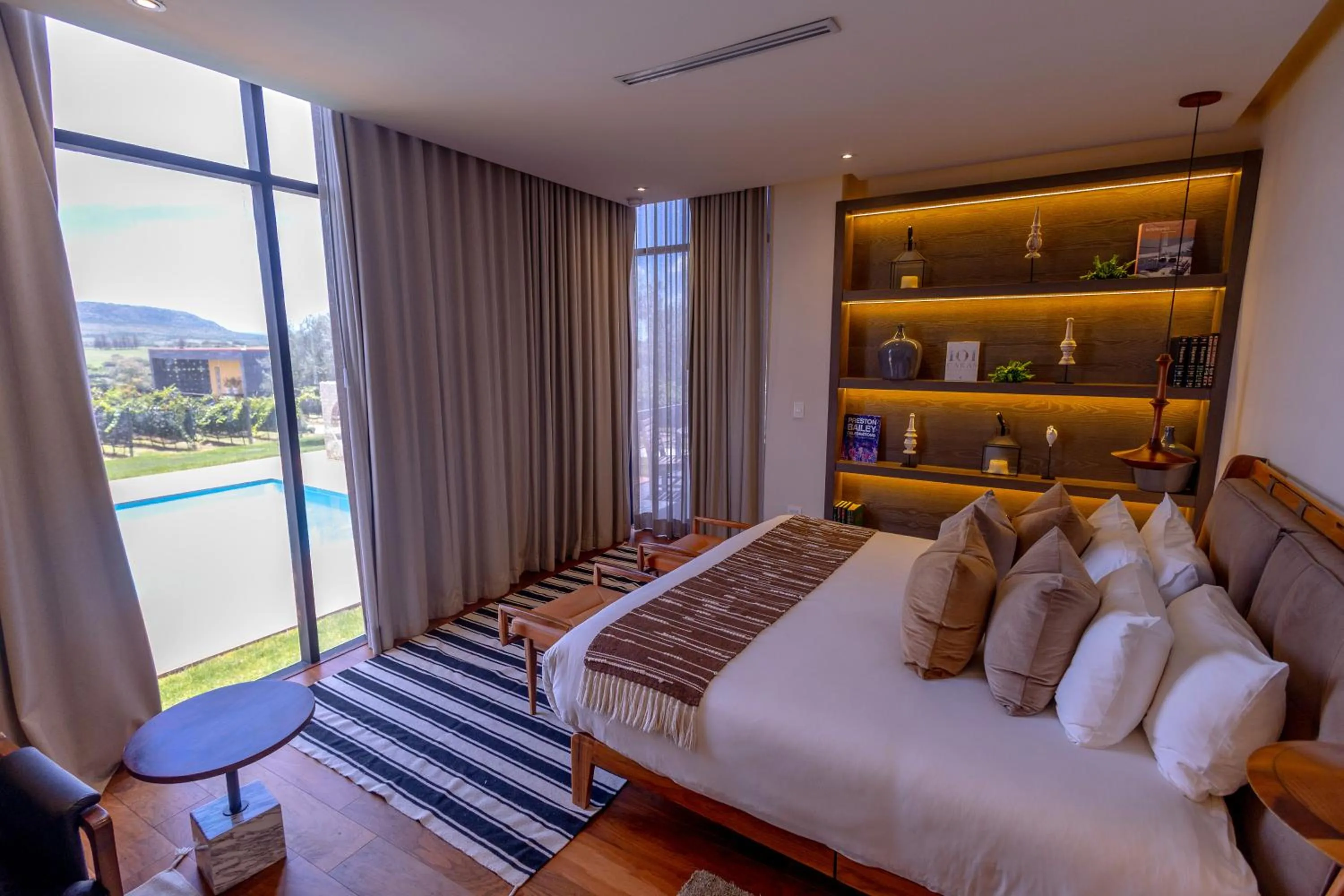 Bed in Casa Raíces Hotel Luxury & Viñedo