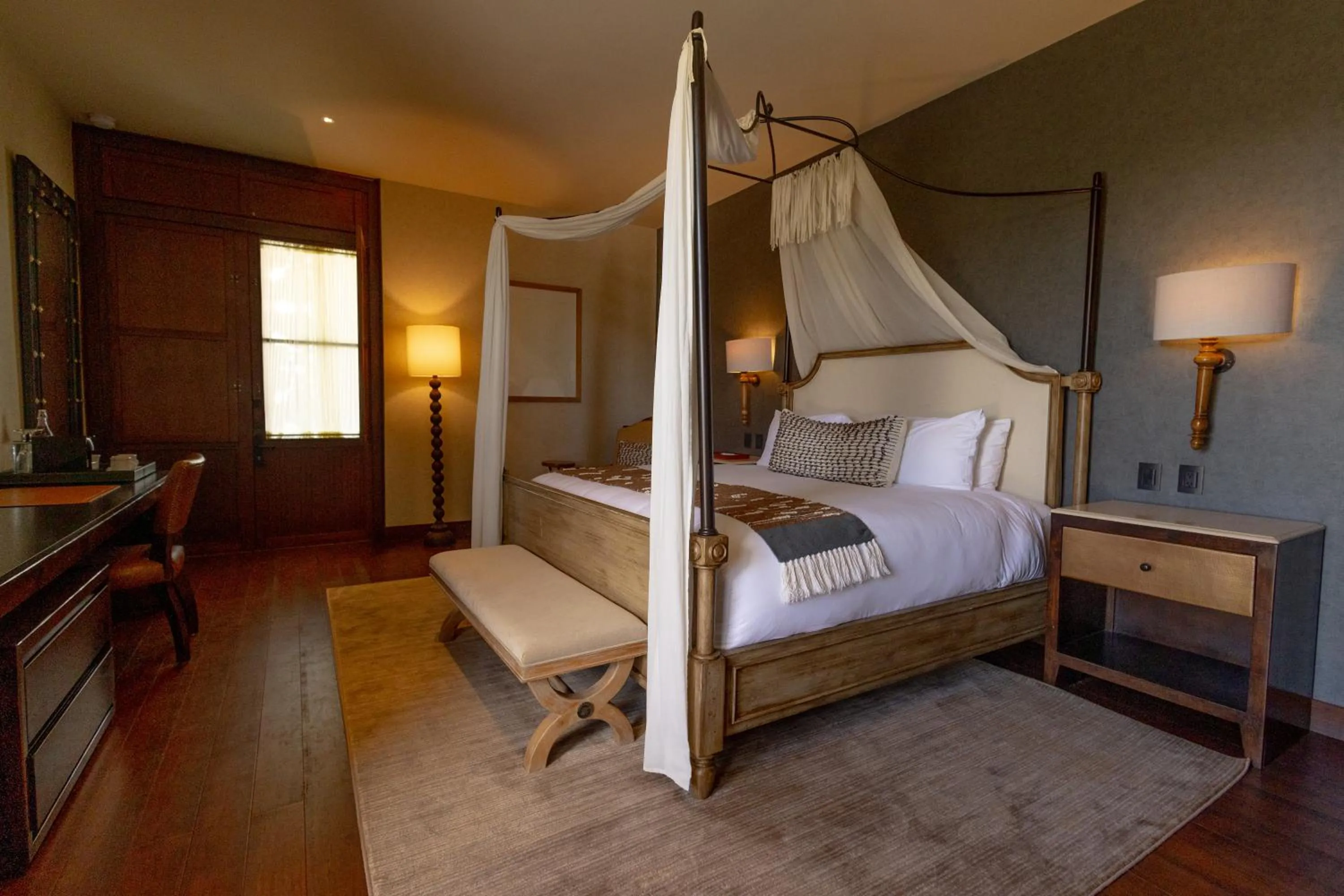 Bed in Casa Raíces Hotel Luxury & Viñedo