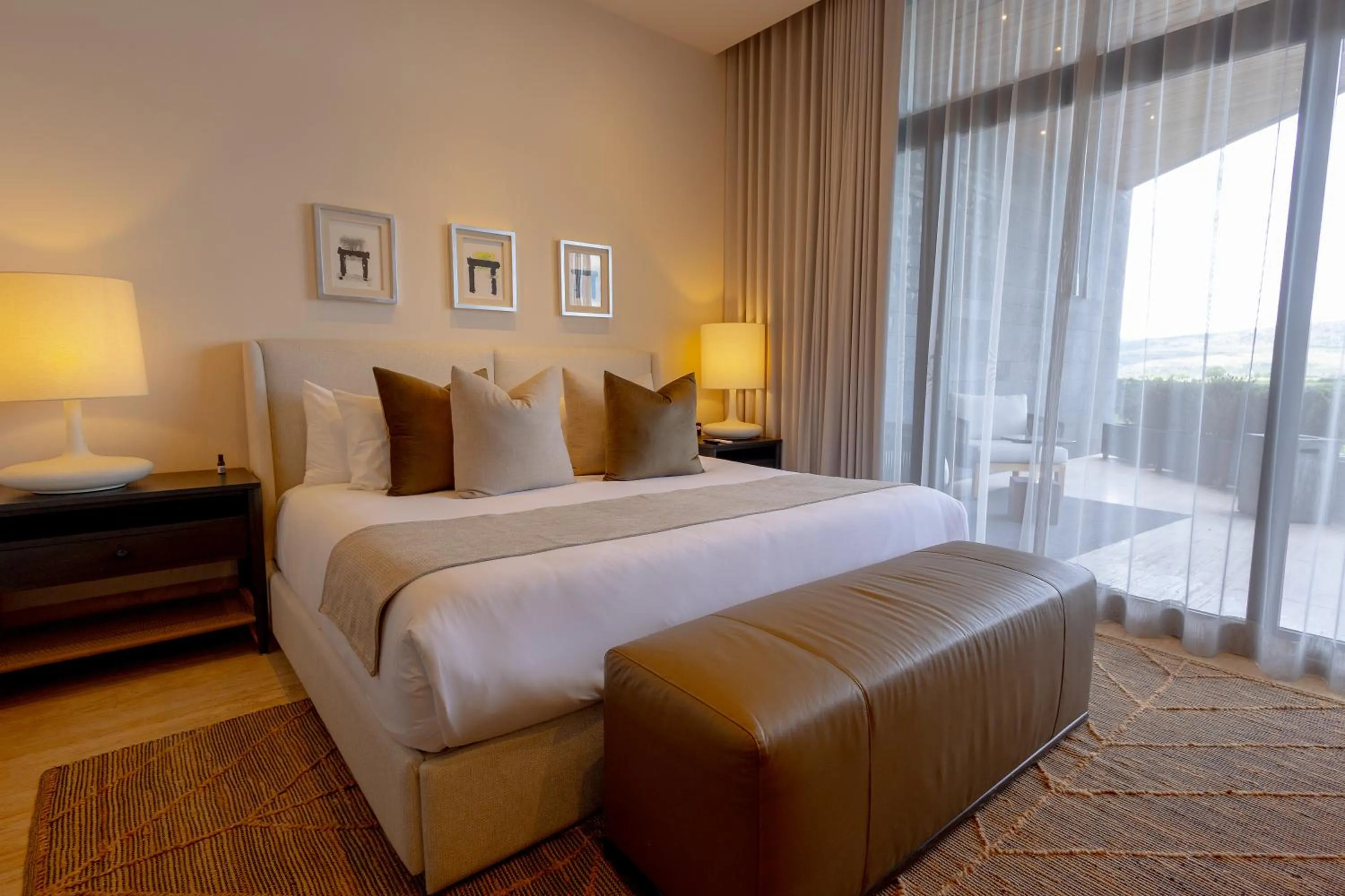 Bed in Casa Raíces Hotel Luxury & Viñedo