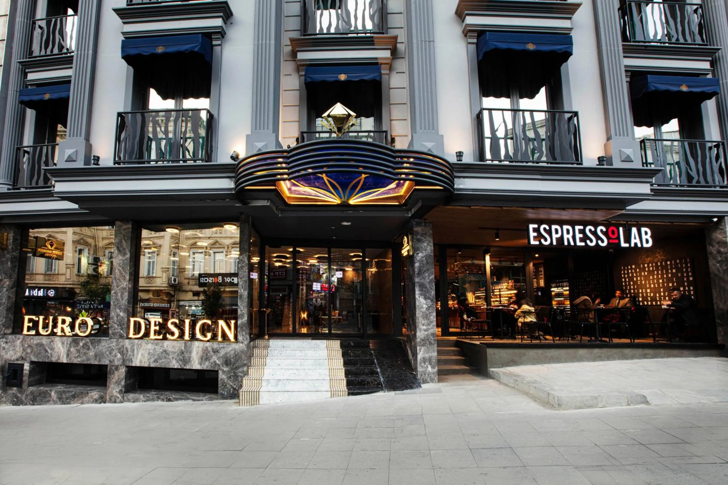 Facade/entrance in Euro Design Hotel