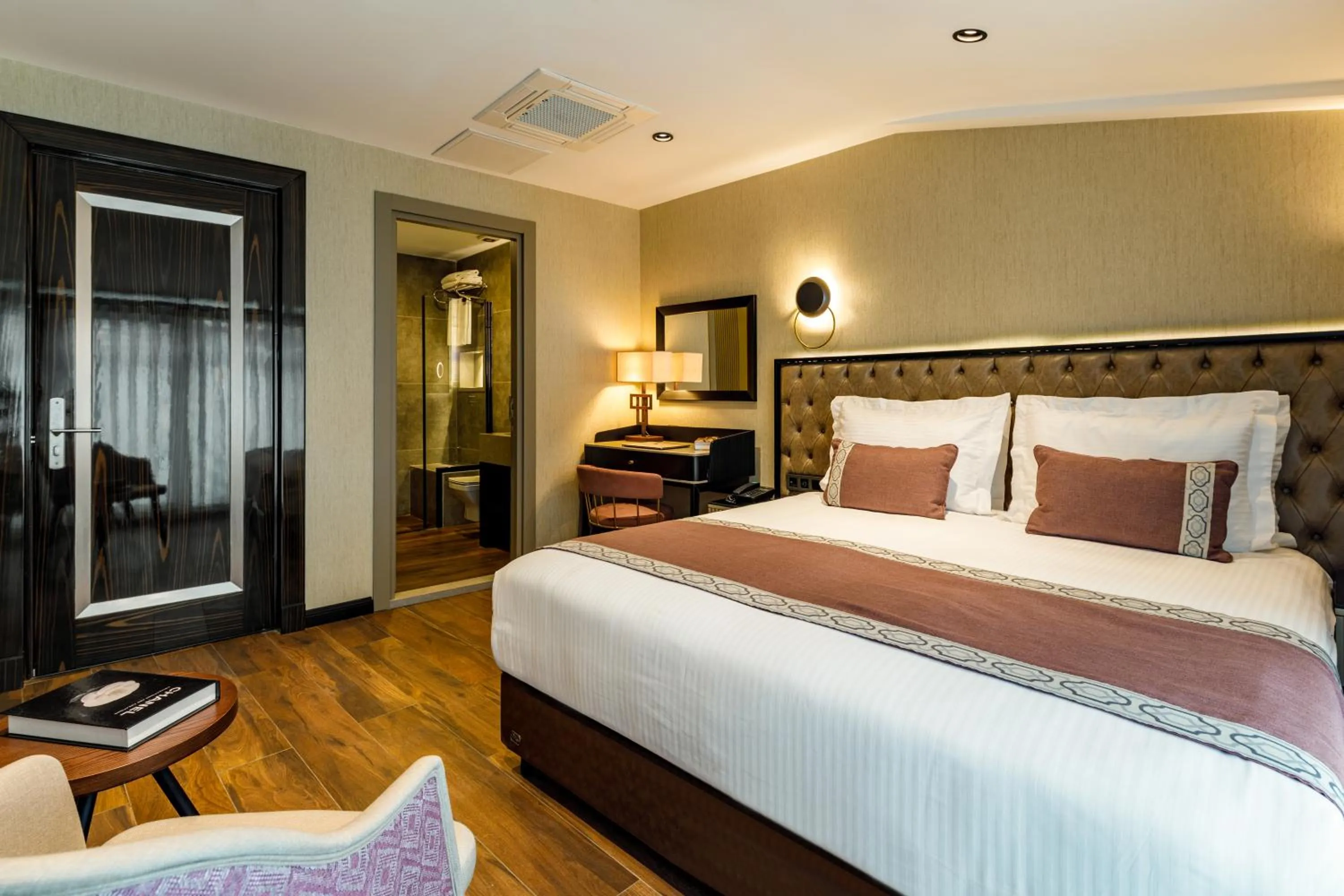 Bed in Euro Design Hotel