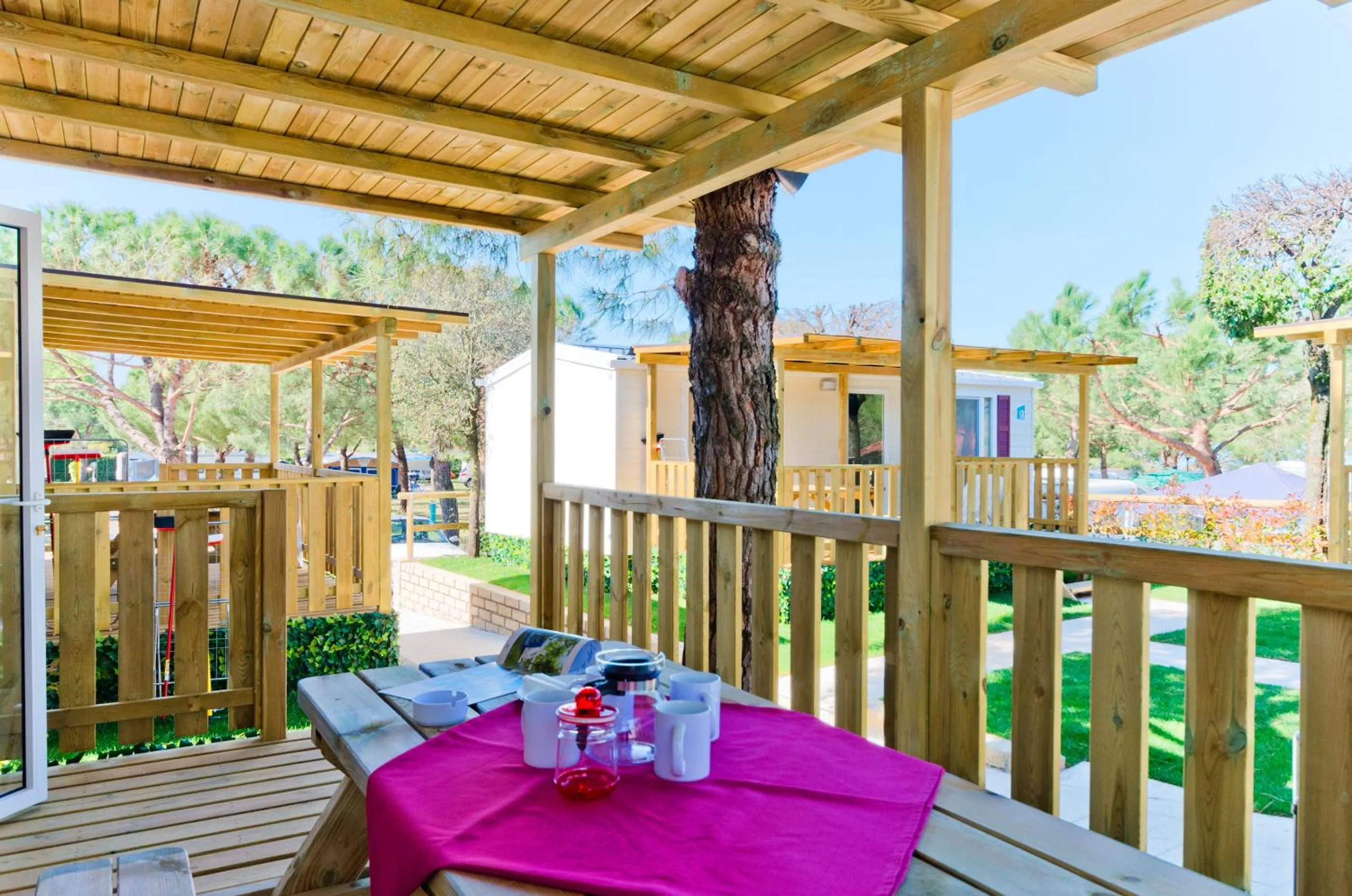 Balcony/Terrace in Le Palme Camping & Village