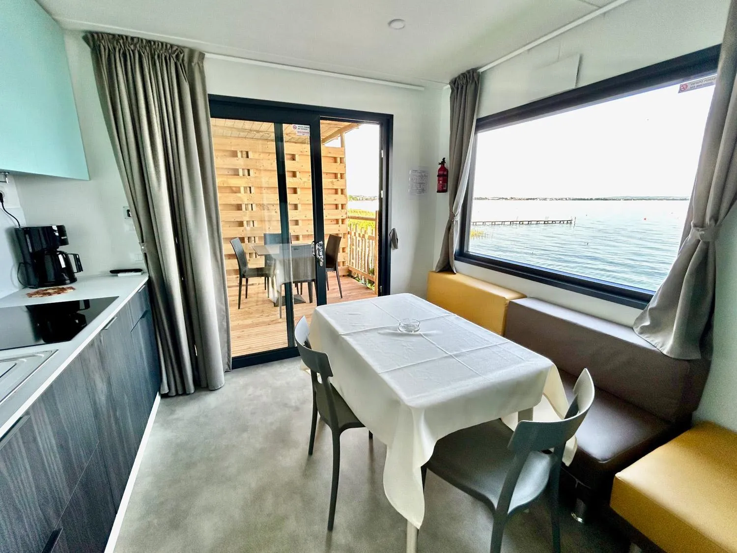 Kitchen or kitchenette in Club del Sole Le Palme Lazise Family Collection