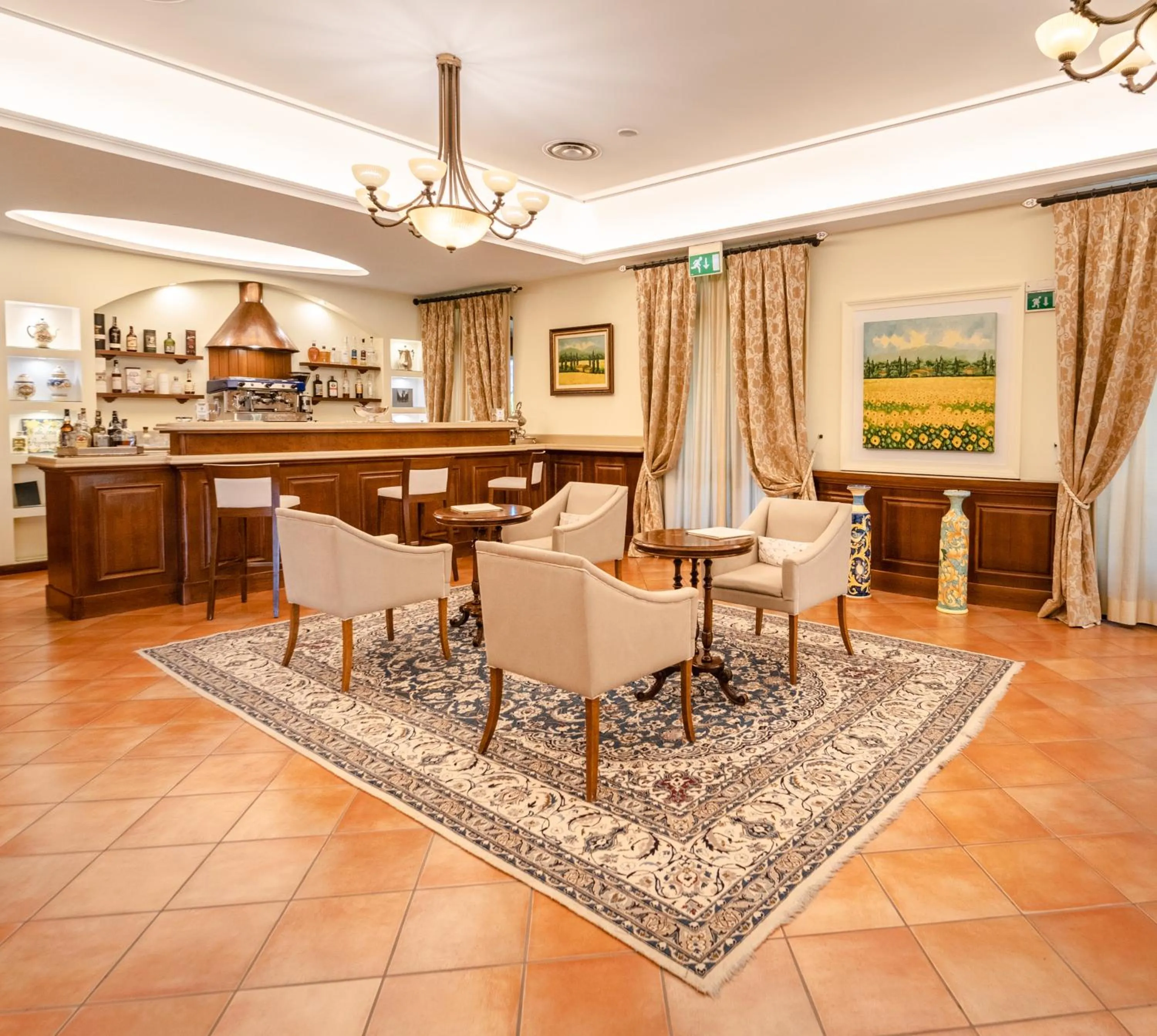 Lobby or reception in Hotel Casal Dell'Angelo
