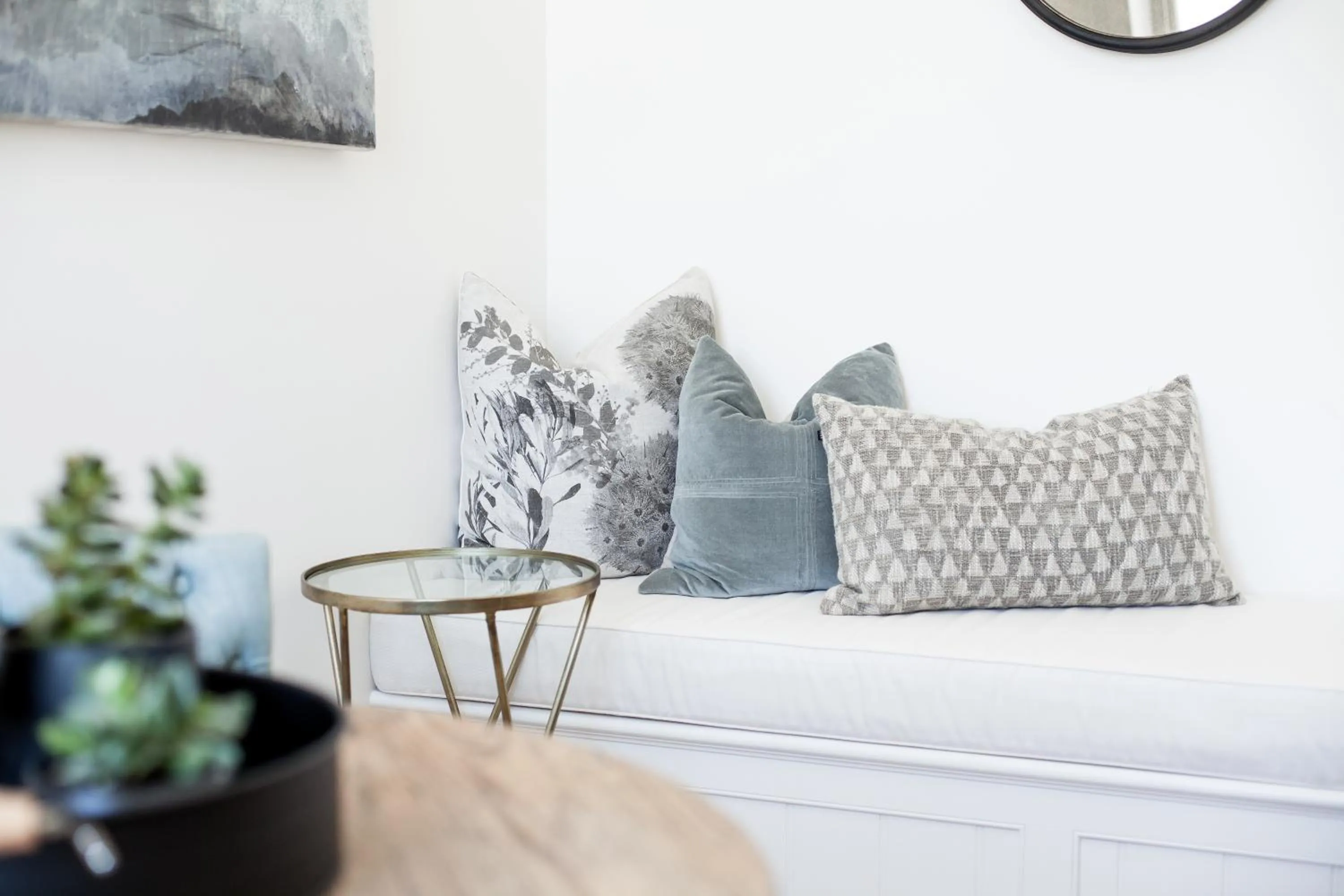 Seating area in Old Market Inn