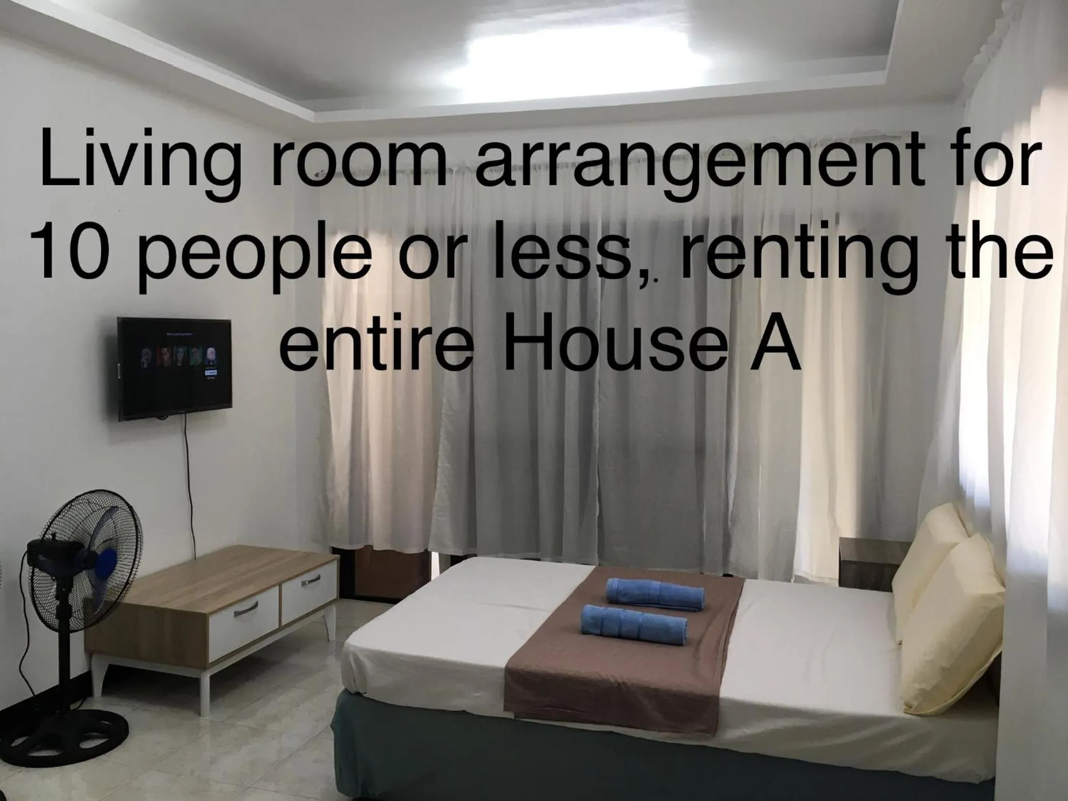 Photo of the whole room in Bolinao Transient House A