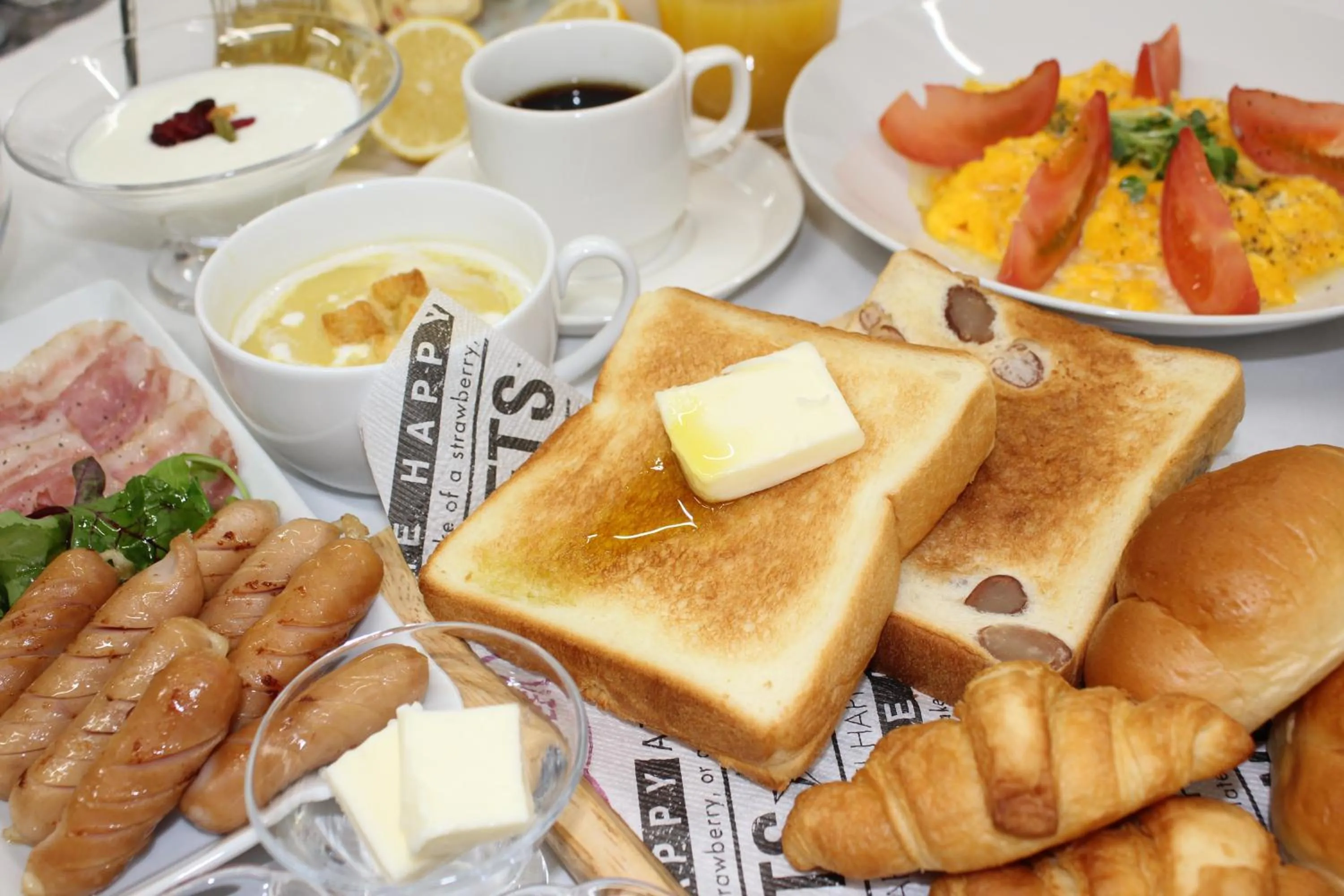 Buffet breakfast in Hotel REUS Ashoro