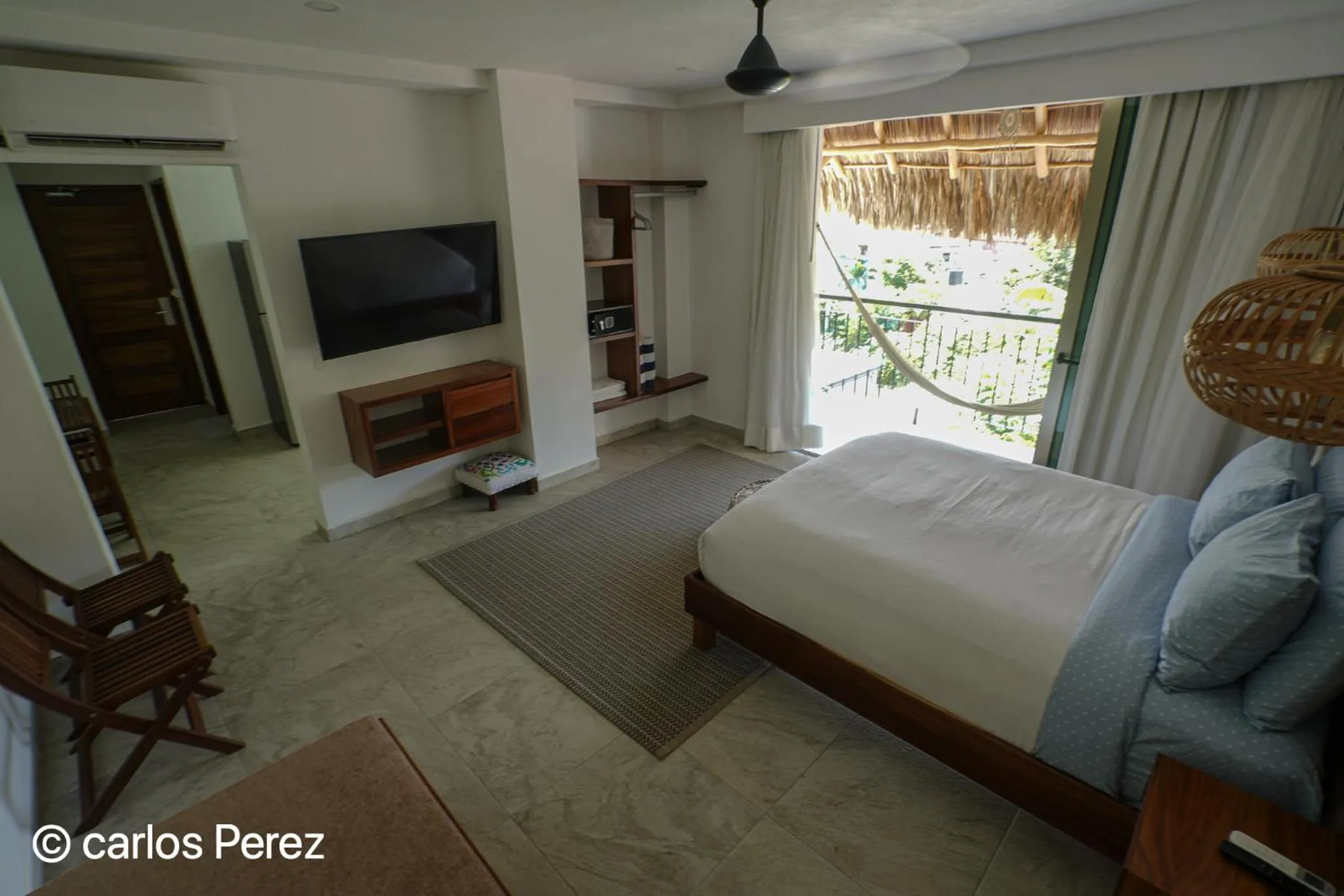 Bed in Hotel Puerto Sayulita