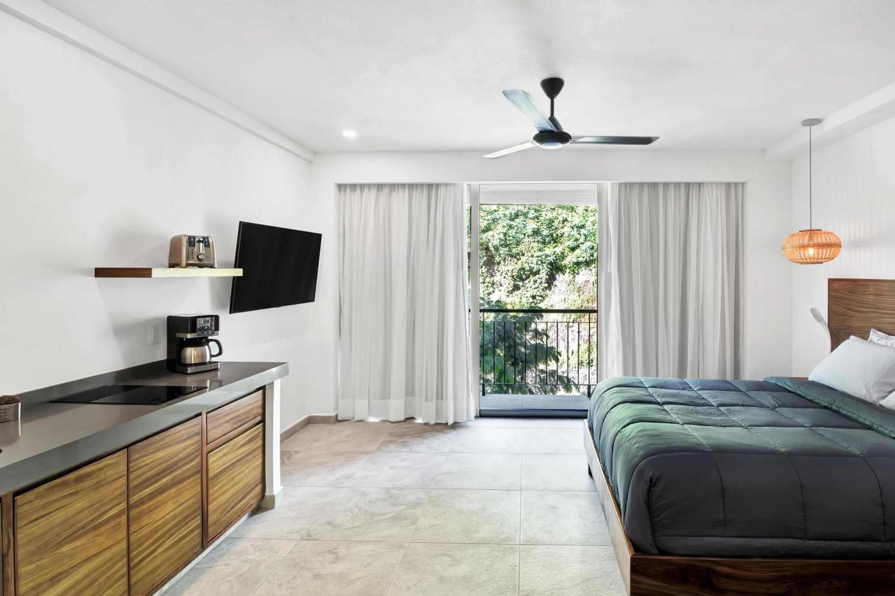 Bed in Hotel Puerto Sayulita