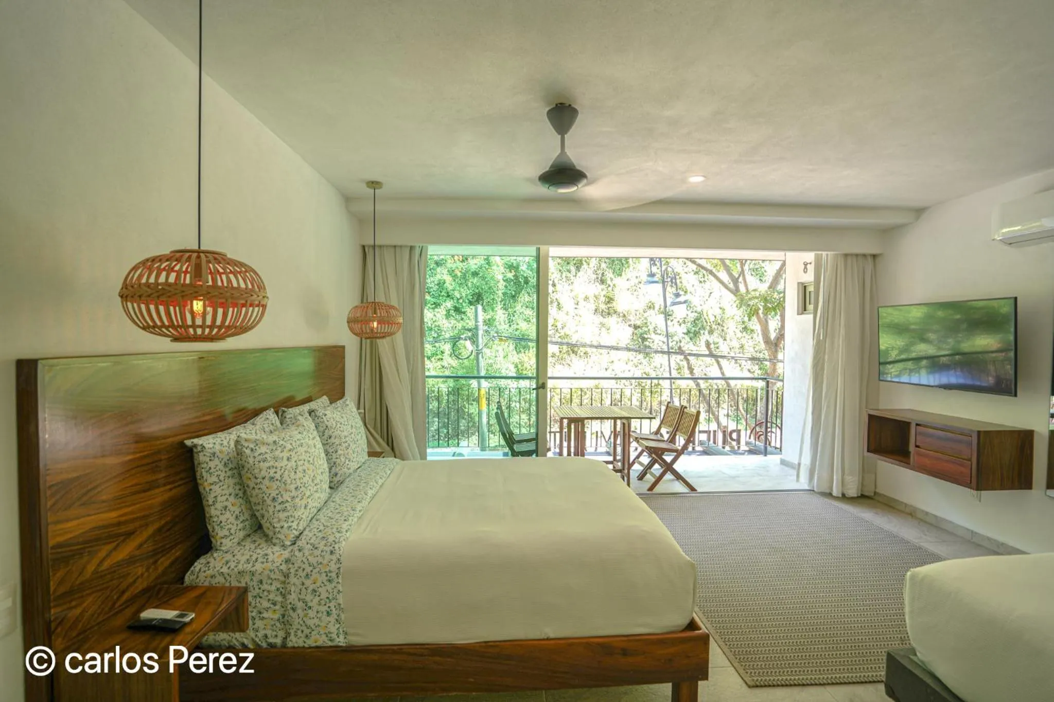 Bed in Hotel Puerto Sayulita