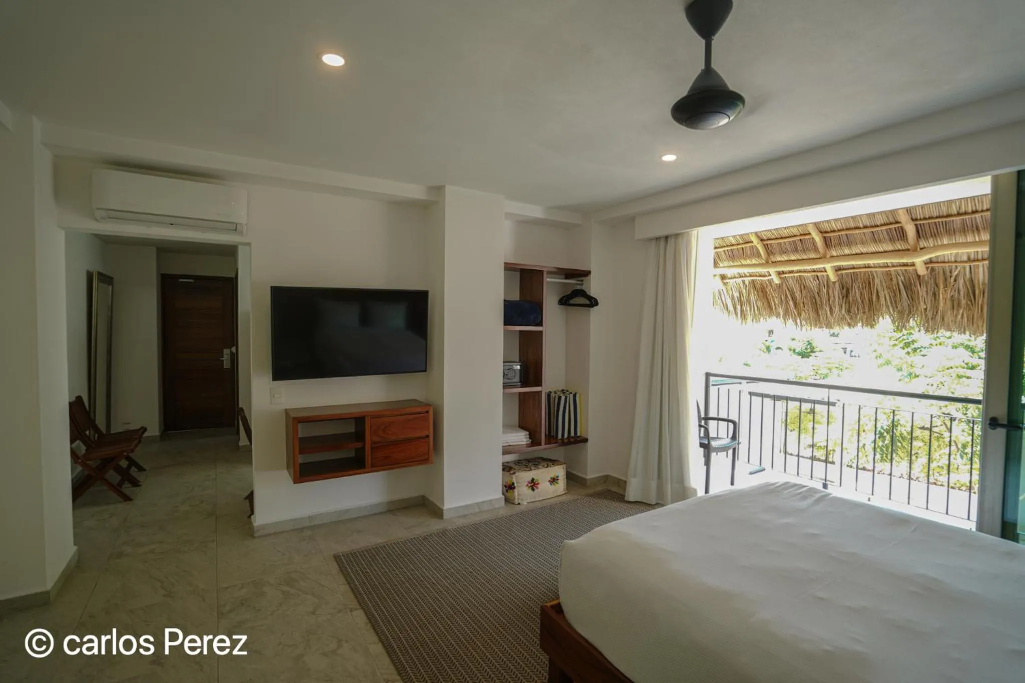 Bed in Hotel Puerto Sayulita