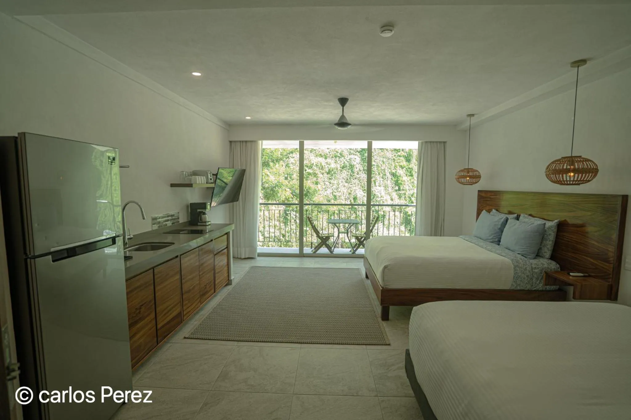 Bed in Hotel Puerto Sayulita