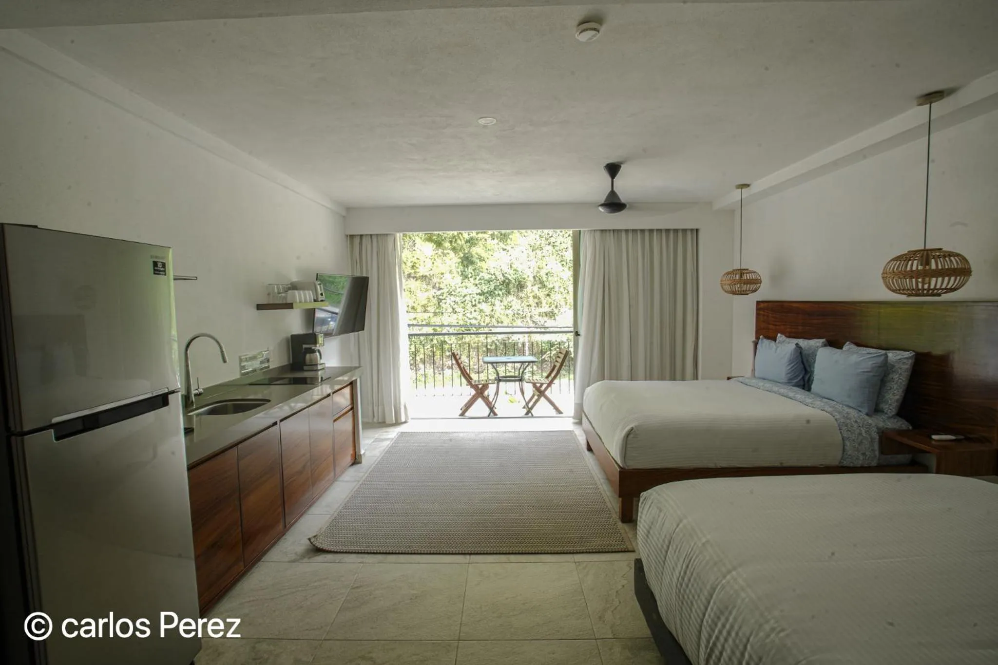 Bed in Hotel Puerto Sayulita