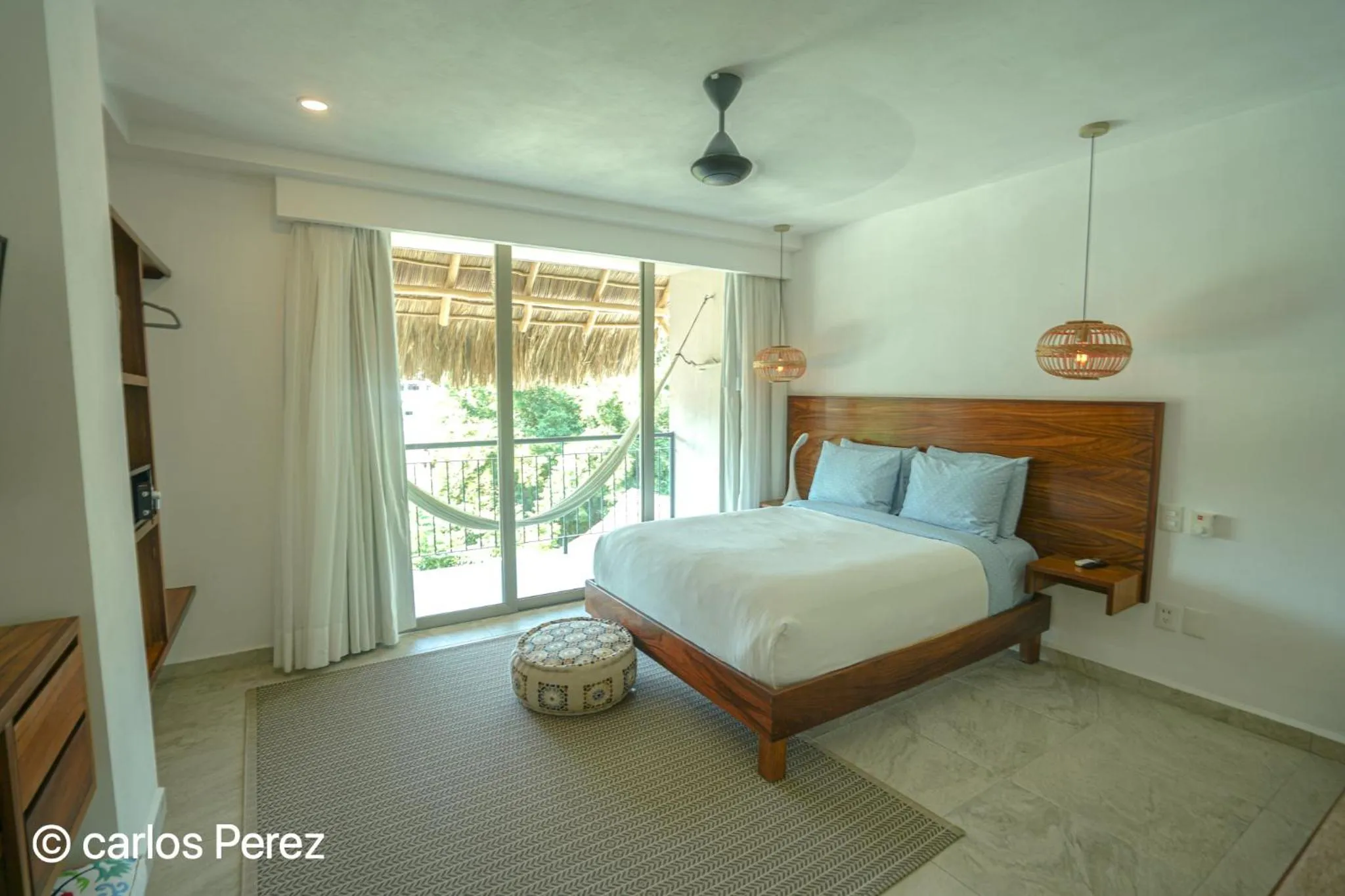 Bed in Hotel Puerto Sayulita