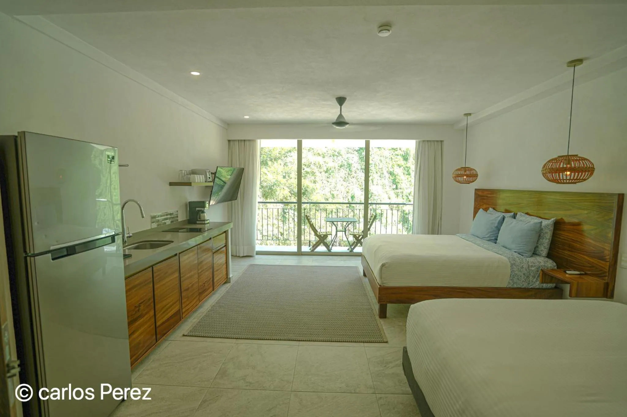 Bed in Hotel Puerto Sayulita