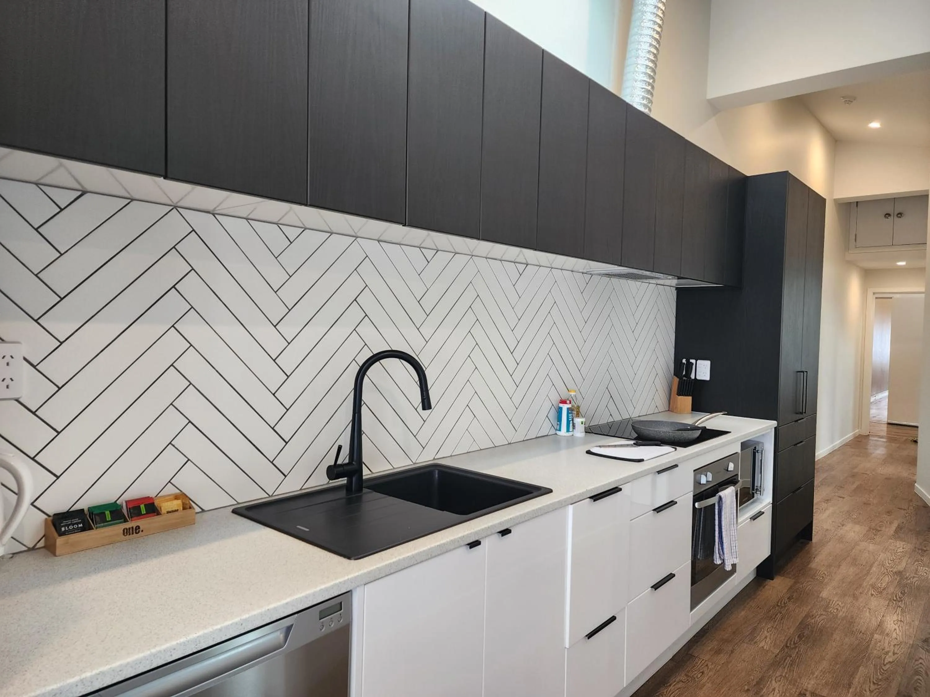 Kitchen or kitchenette in U Suites Kilbirnie