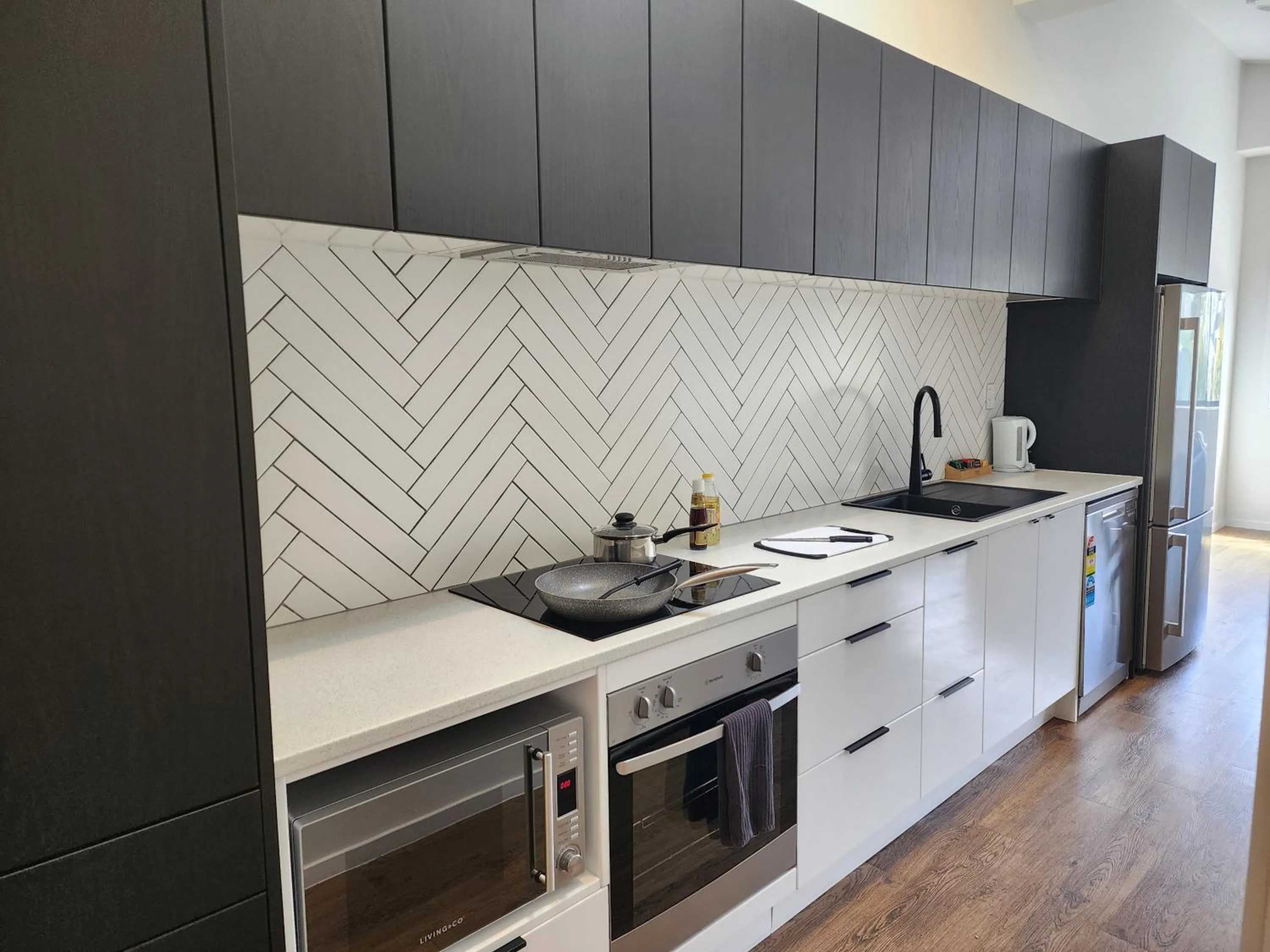 Kitchen or kitchenette in U Suites Kilbirnie