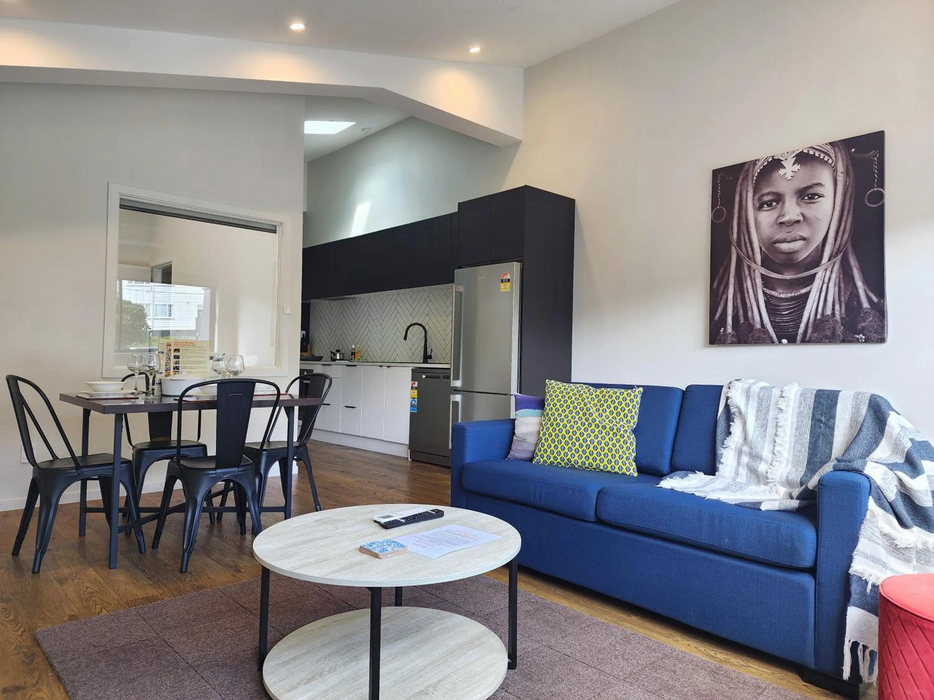 Living room in U Suites Kilbirnie