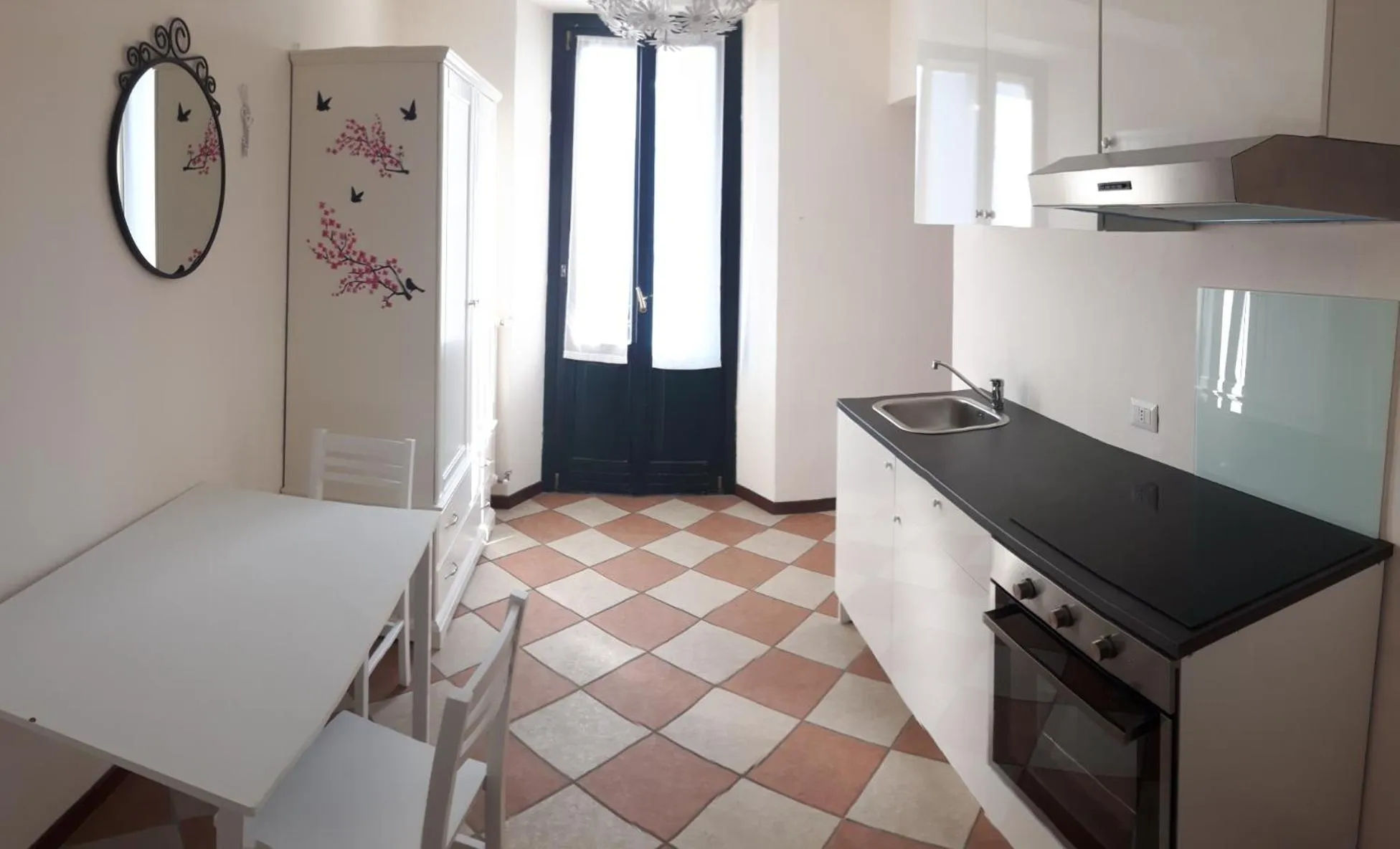Kitchen or kitchenette in Hotel Villa San Fedele