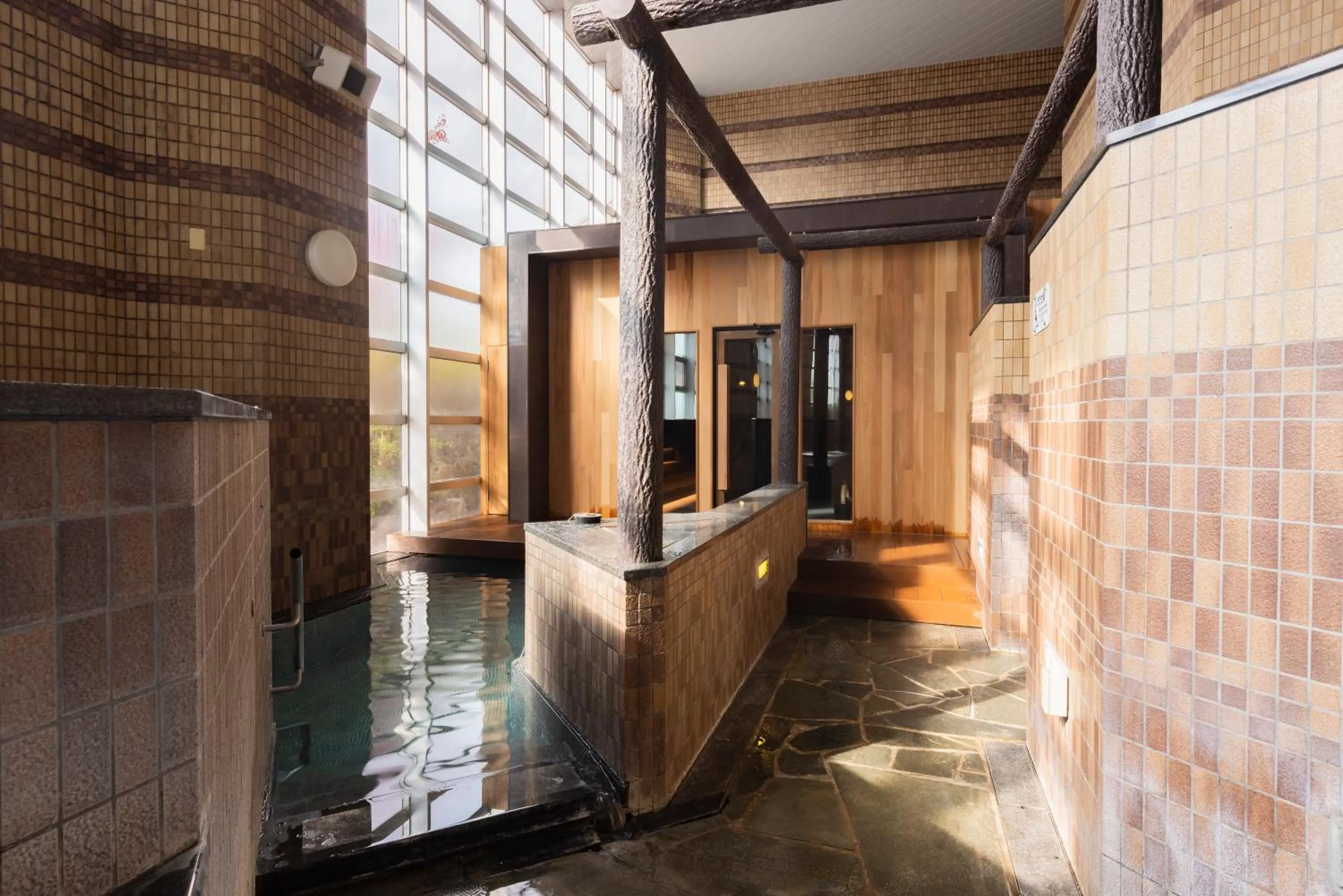 Sauna in Hitaonsen Hananoki River Terrace