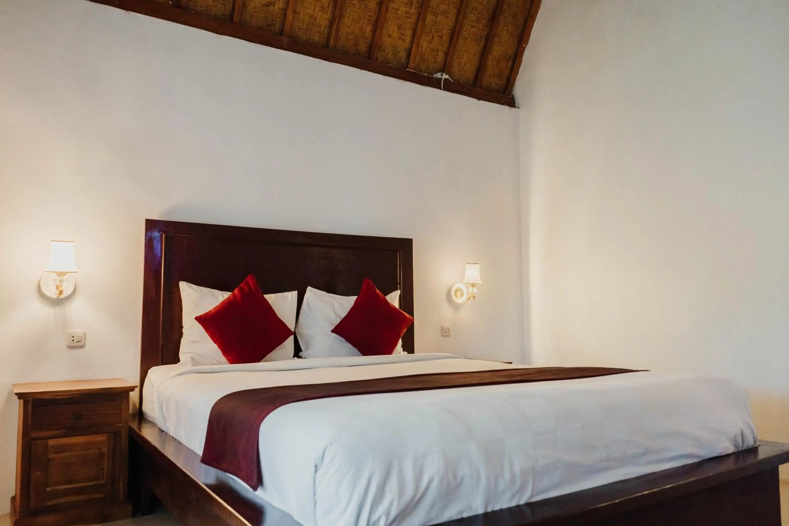 Bed in Temeling Jungle Inn