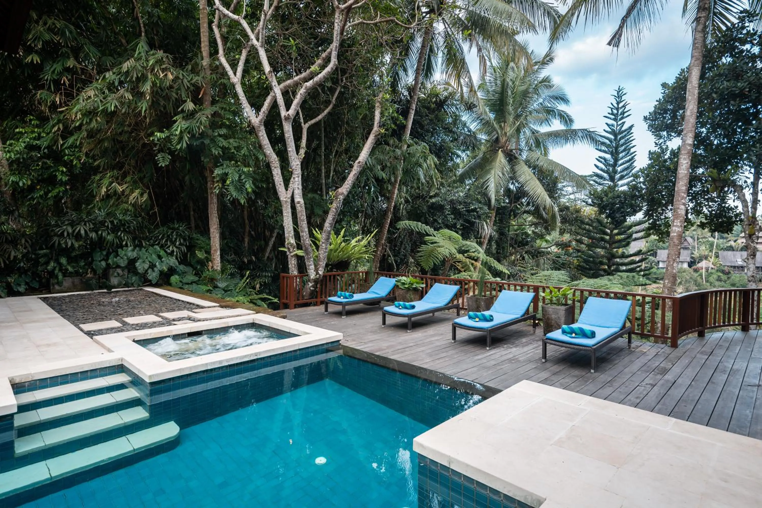 Swimming pool in Villa Vajra