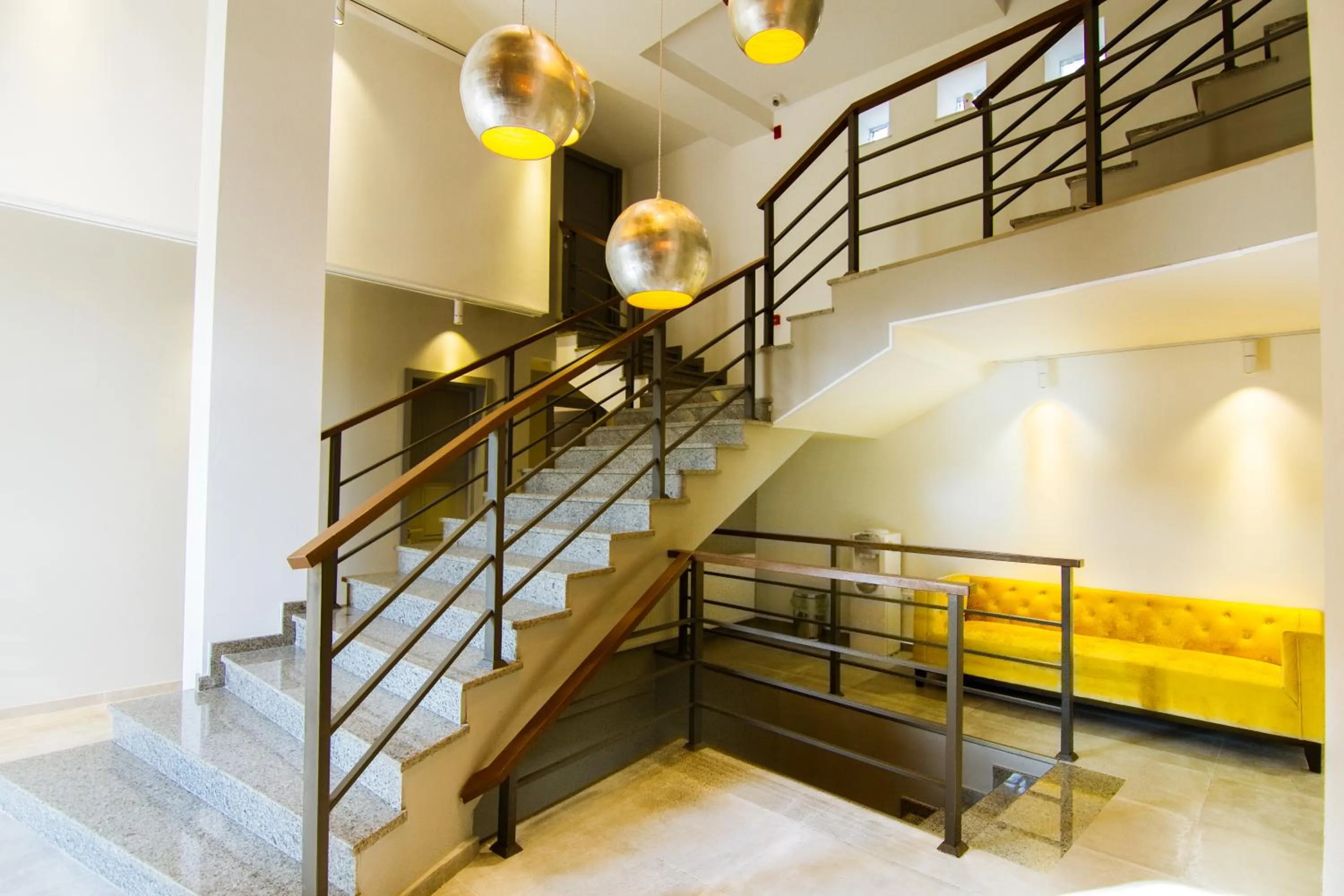 Communal lounge/ TV room in Victoria Inn Tbilisi