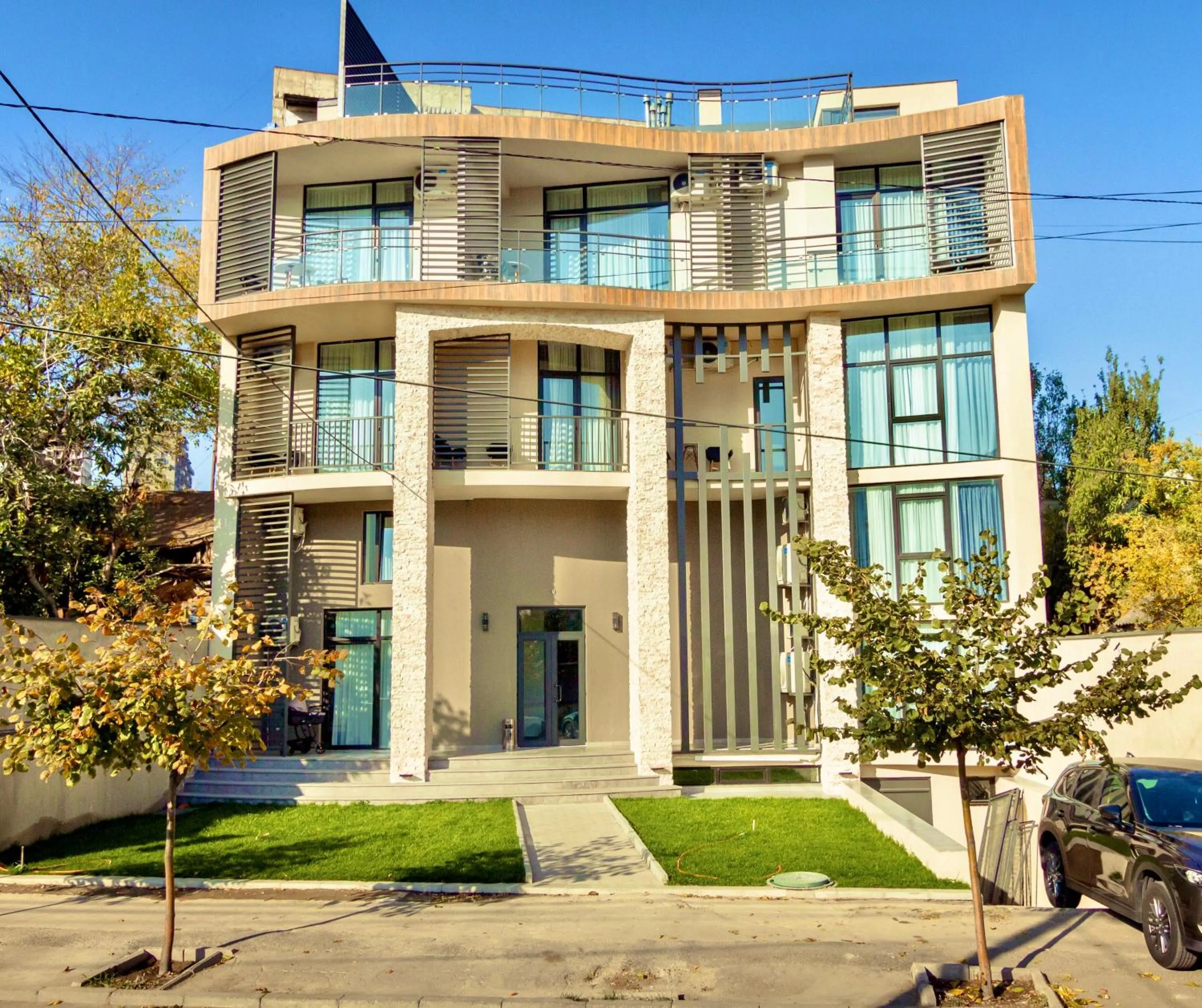 Mountain view in Victoria Inn Tbilisi