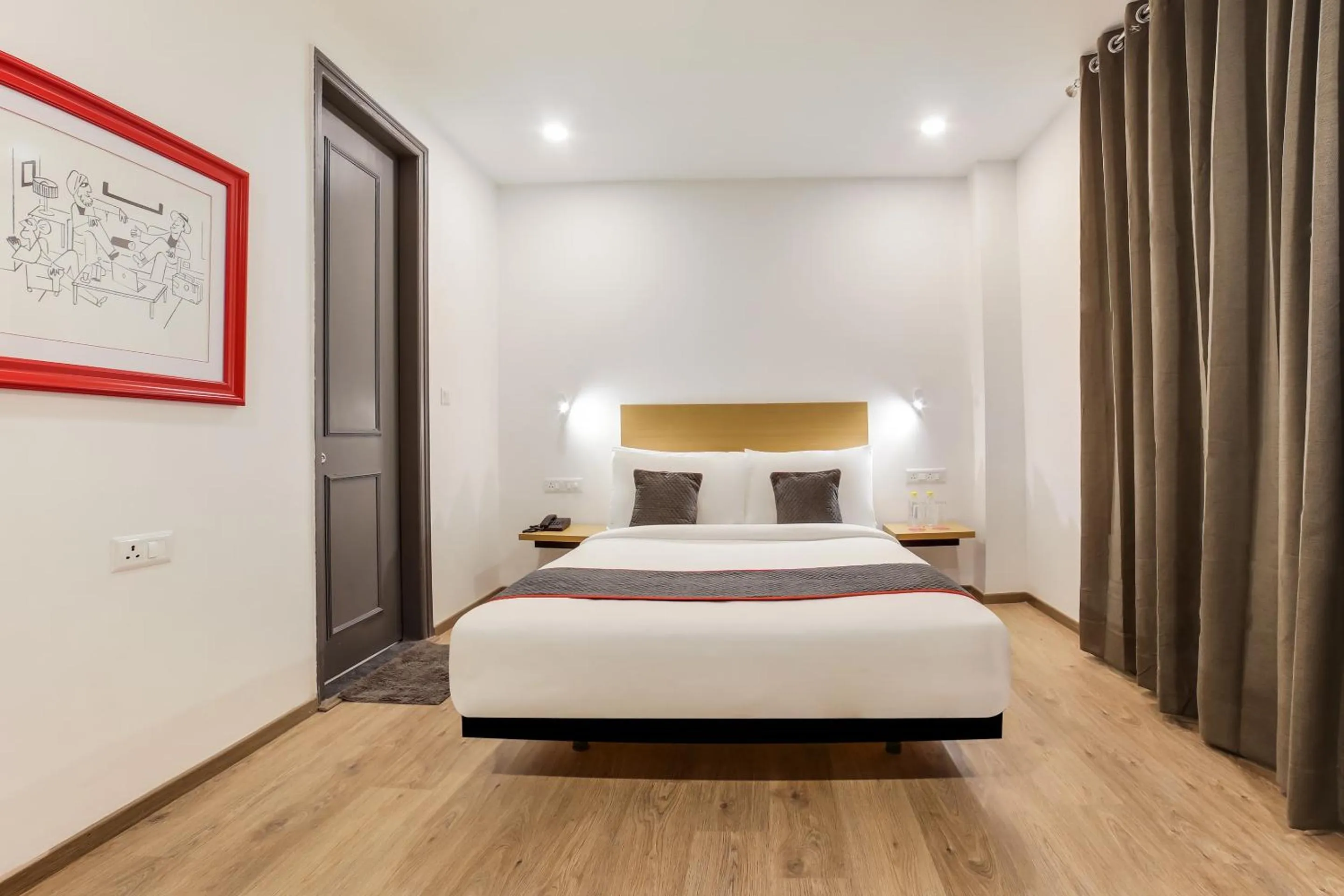 Bedroom, Bed in Super Townhouse 158 Near Netaji Subhash Marg Near Appu Ghar