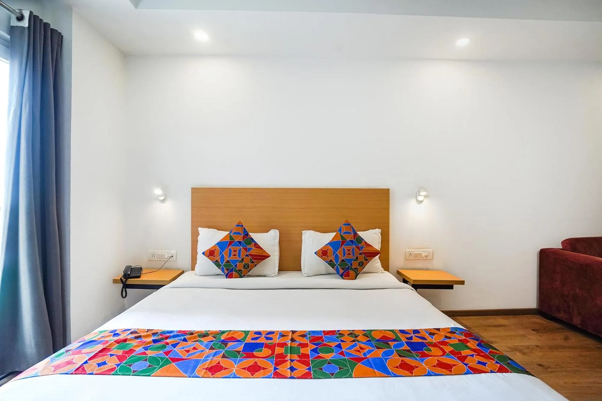Bed in FabHotel Prime Cloud 9 Delhi NCR