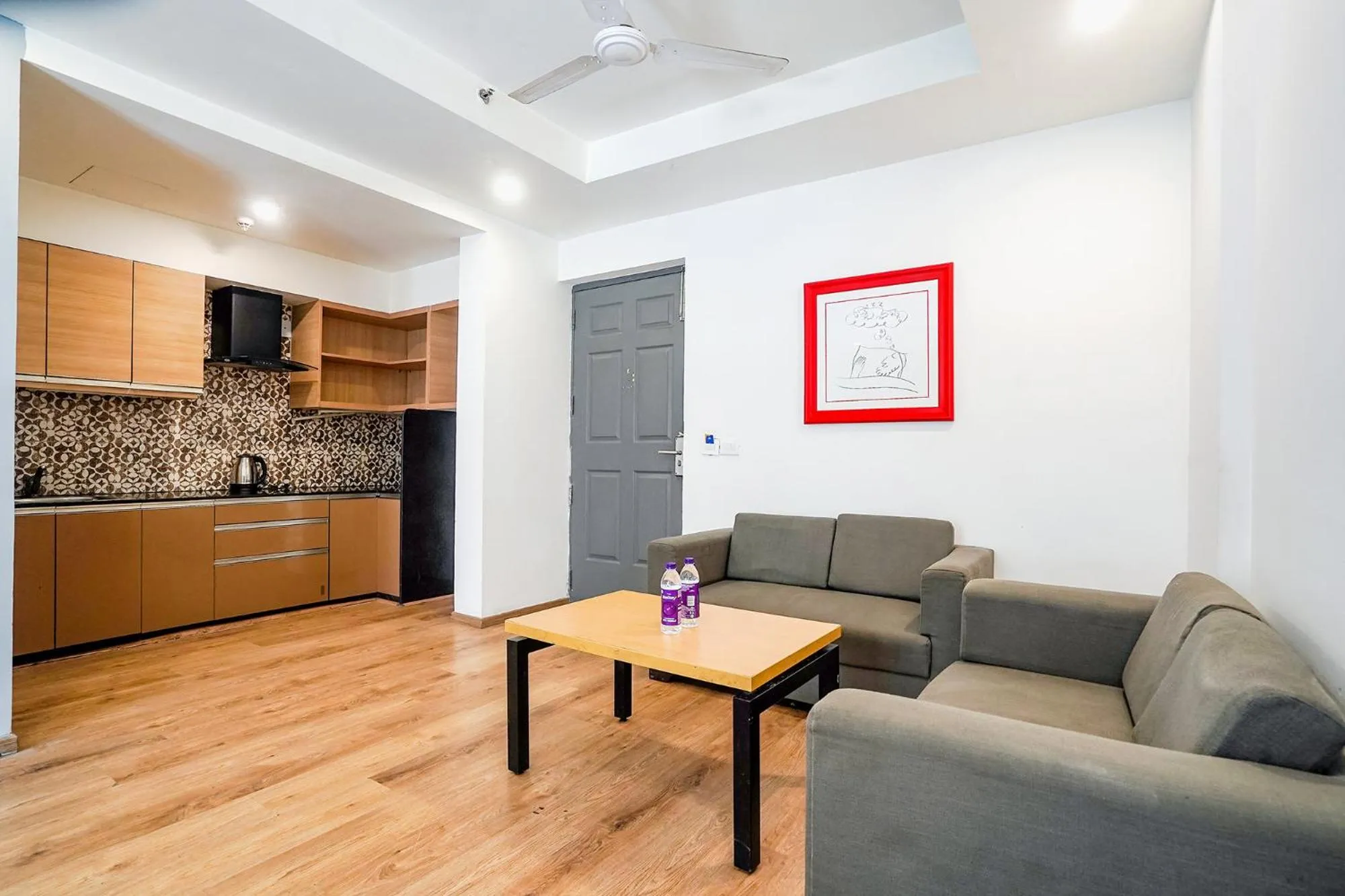 Living room in FabHotel Prime Cloud 9 Delhi NCR