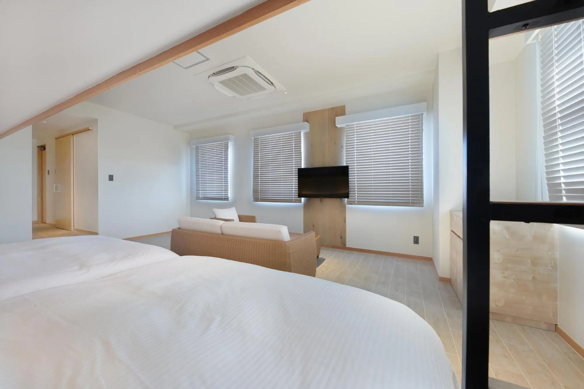 Living room, Bed in THIRD ishigakijima
