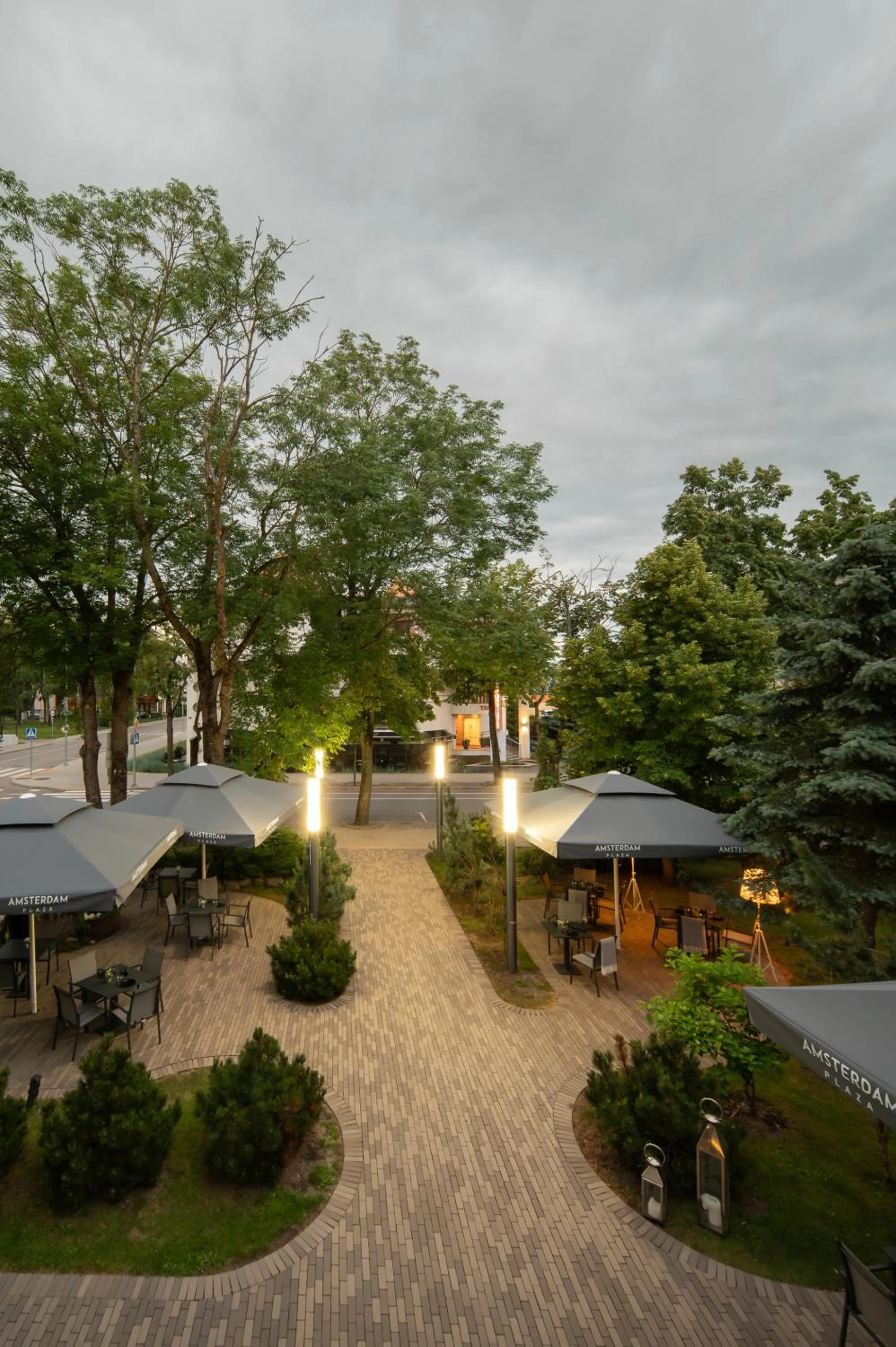 Balcony/Terrace in Amsterdam Plaza Hotel & SPA