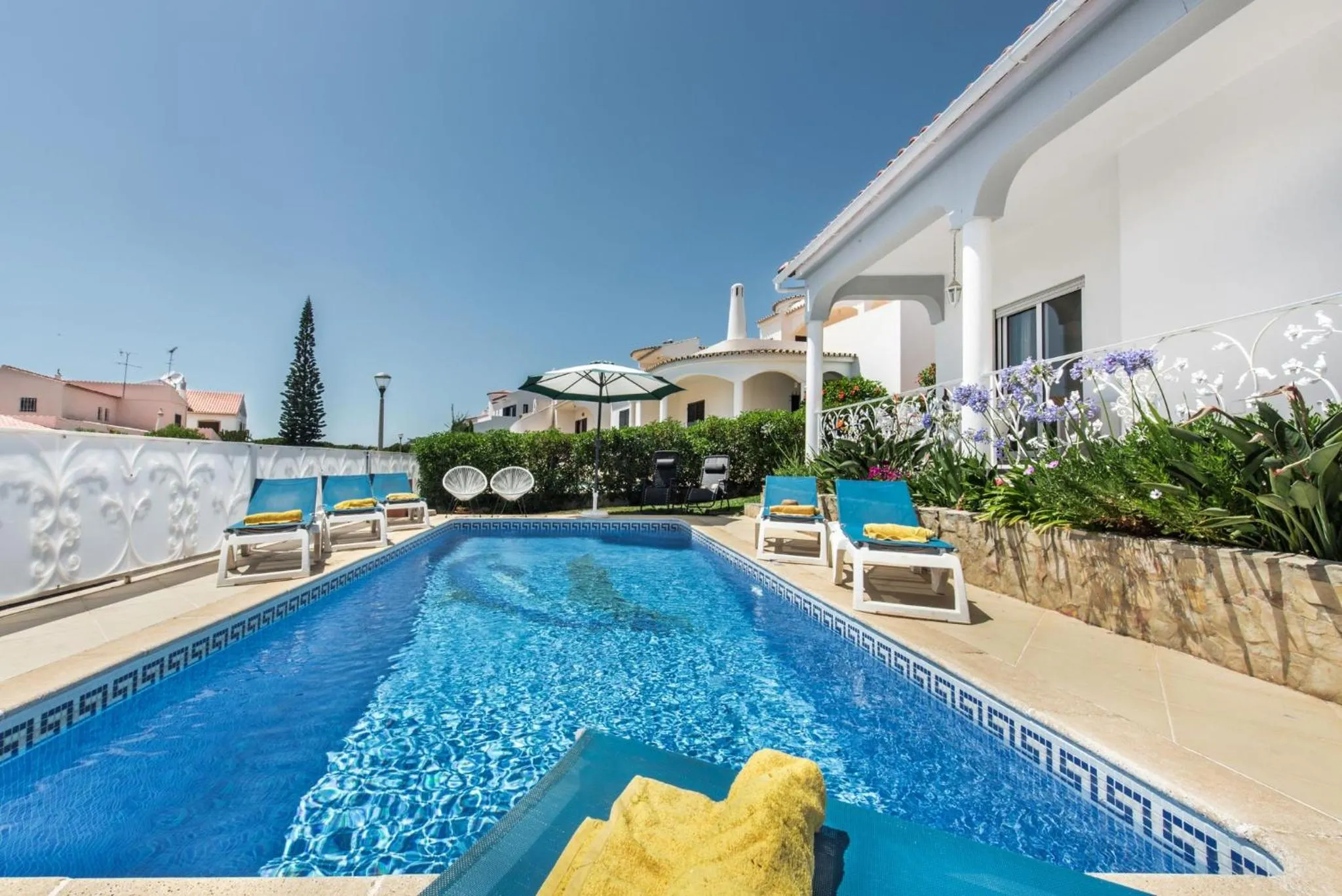 Swimming pool in Charming Villa With Private Pool in Vibrant Vilamoura, Free AC and Wifi