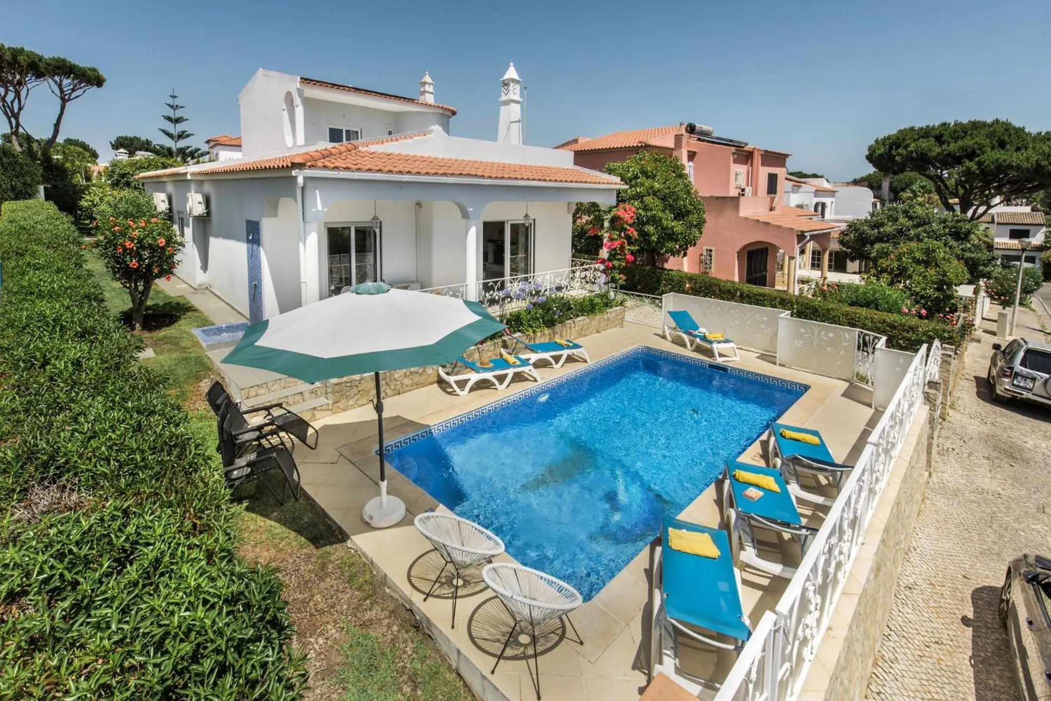 Swimming pool in Charming Villa With Private Pool in Vibrant Vilamoura, Free AC and Wifi